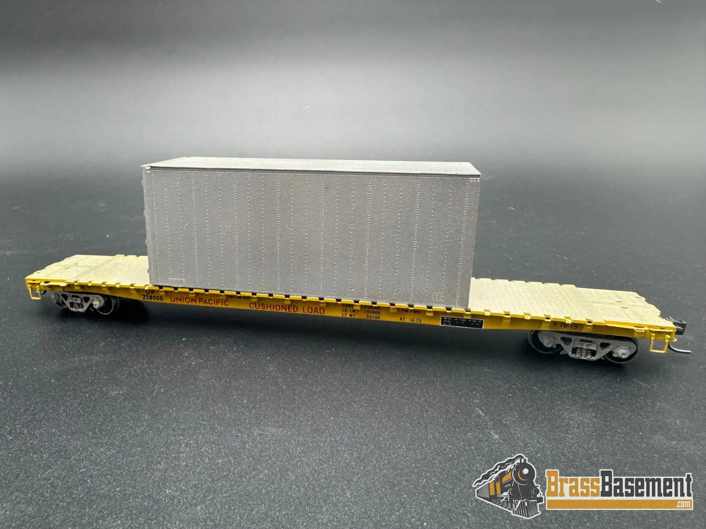 HO Brass - OMI 3005 Union Pacific UP DC-10 Wing Gondola Set w/ Idler Flat Car - Custom Paint Freight