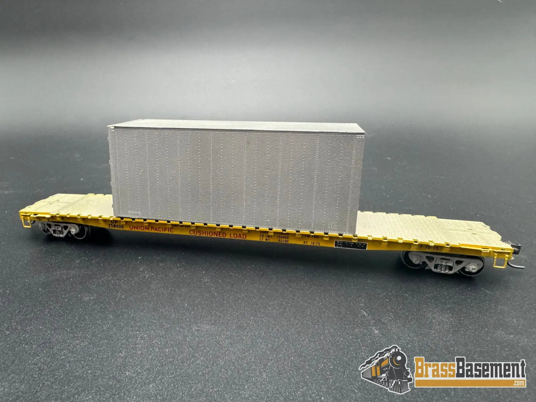 HO Brass - OMI 3005 Union Pacific UP DC-10 Wing Gondola Set w/ Idler Flat Car - Custom Paint Freight