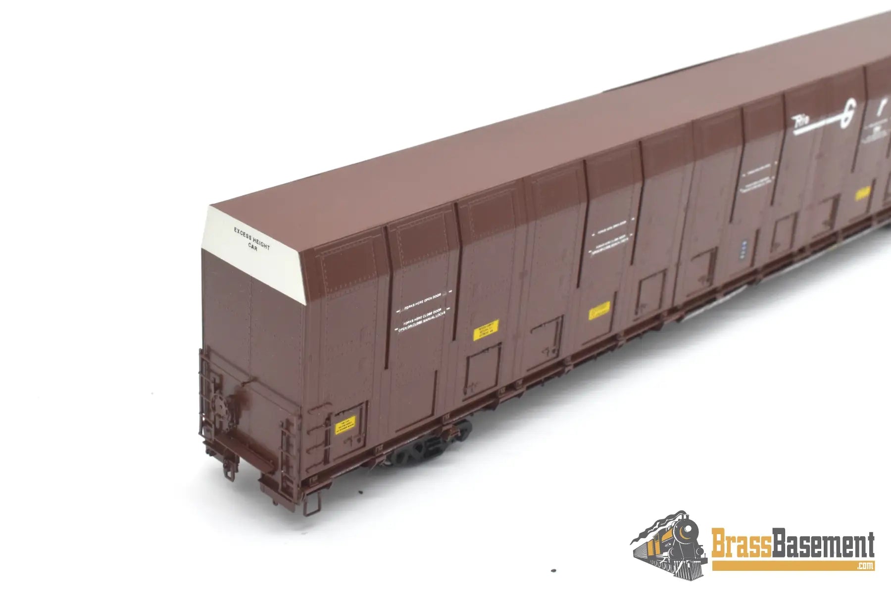 HO Brass - OMI 3010.10 Rio Grande DRGW #810218 Vert-A-Pac Auto Carrier - FP Brown Freight