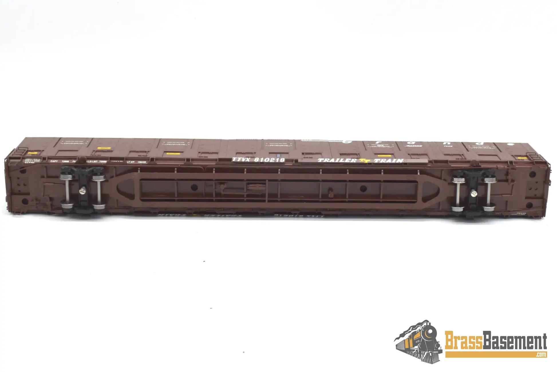 HO Brass - OMI 3010.10 Rio Grande DRGW #810218 Vert-A-Pac Auto Carrier - FP Brown Freight