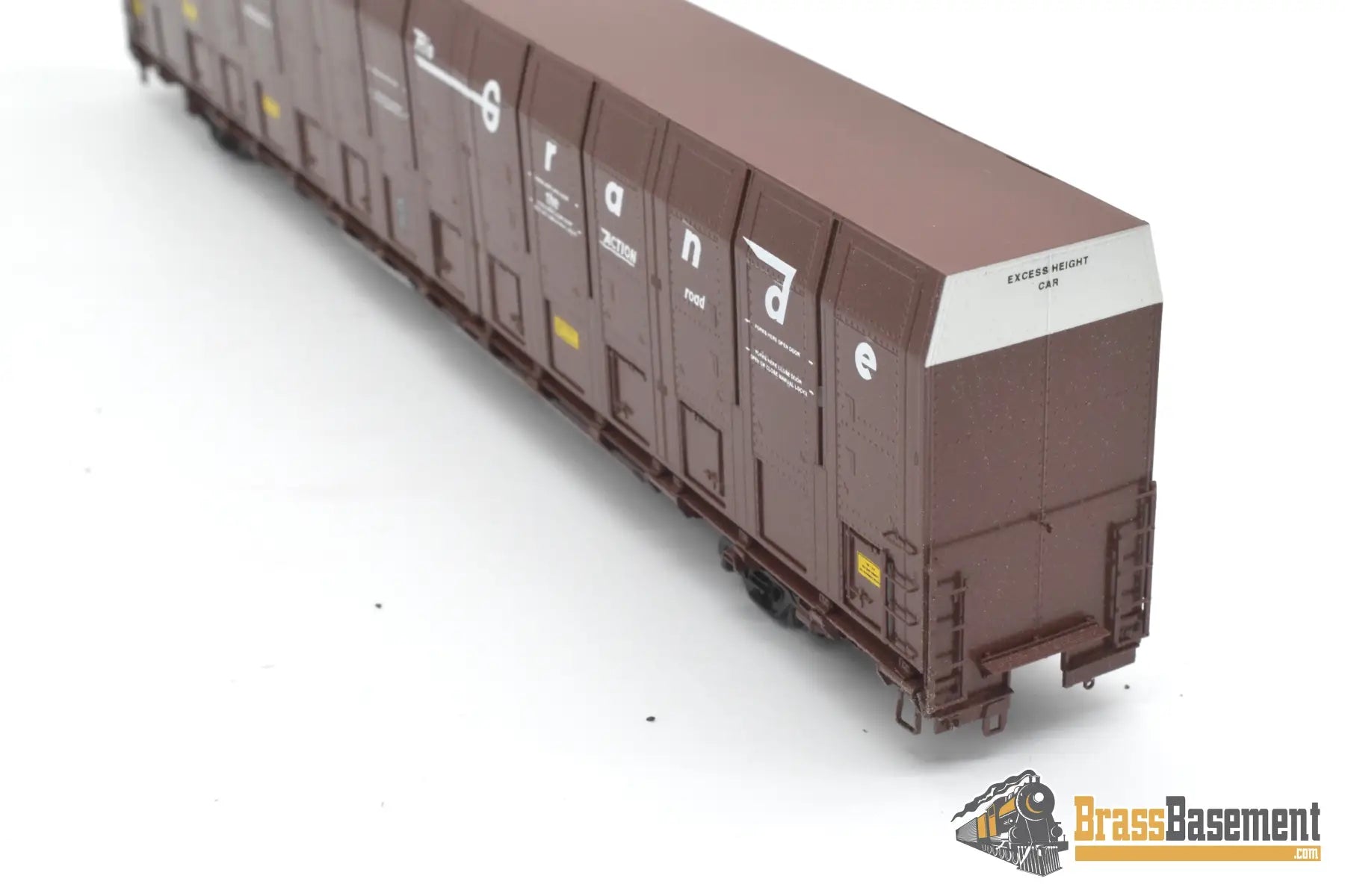HO Brass - OMI 3010.10 Rio Grande DRGW #810218 Vert-A-Pac Auto Carrier - FP Brown Freight