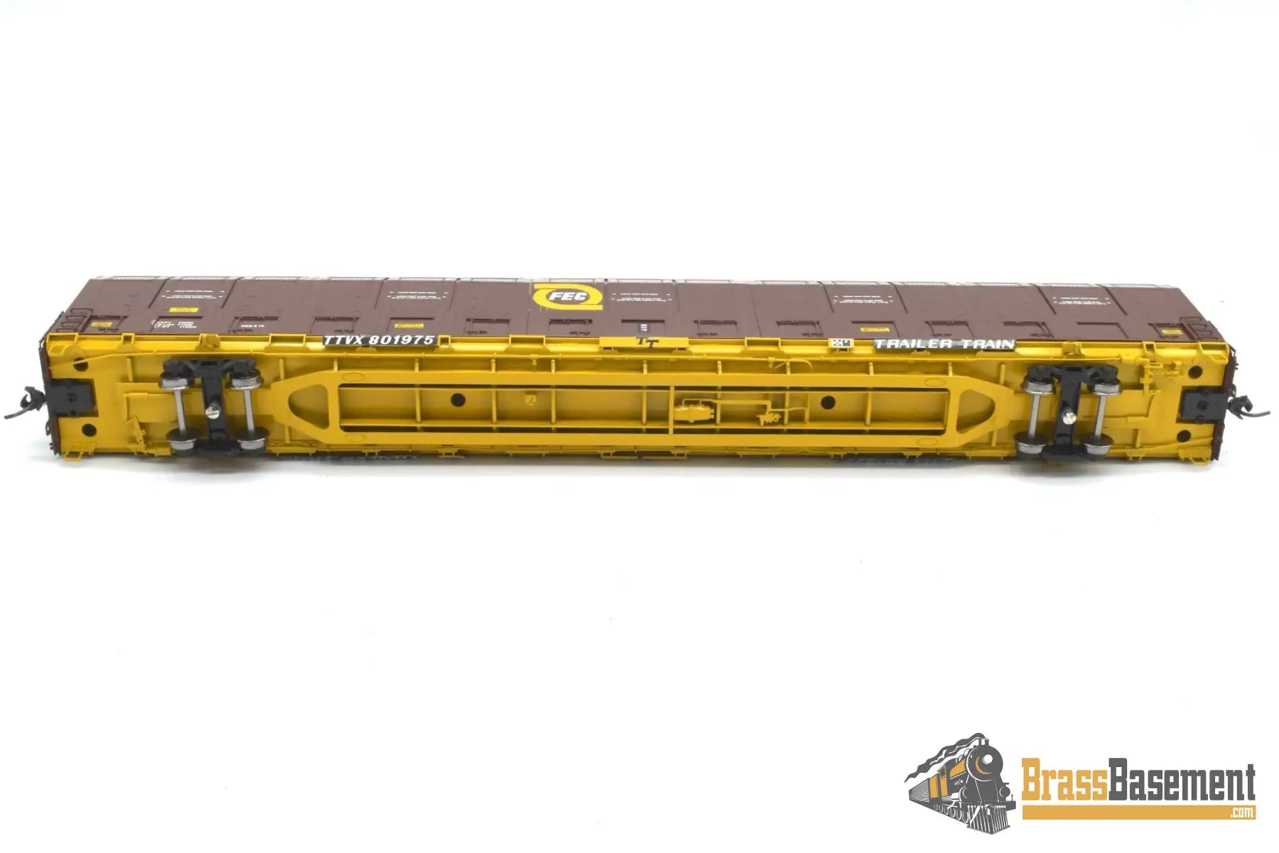 HO Brass - OMI 3010.3 Florida East Coast FEC Vert-A-Pac Auto Carrier - FP Brown Freight
