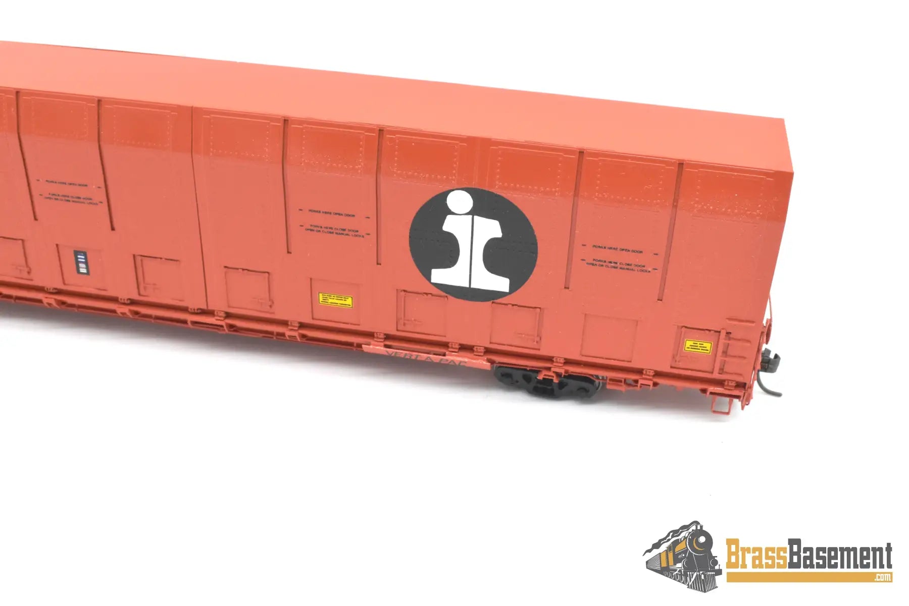 HO Brass - OMI 3010.4 Illinois Central IC Vert-A-Pac Auto Carrier - FP Orange - 2 Available Freight