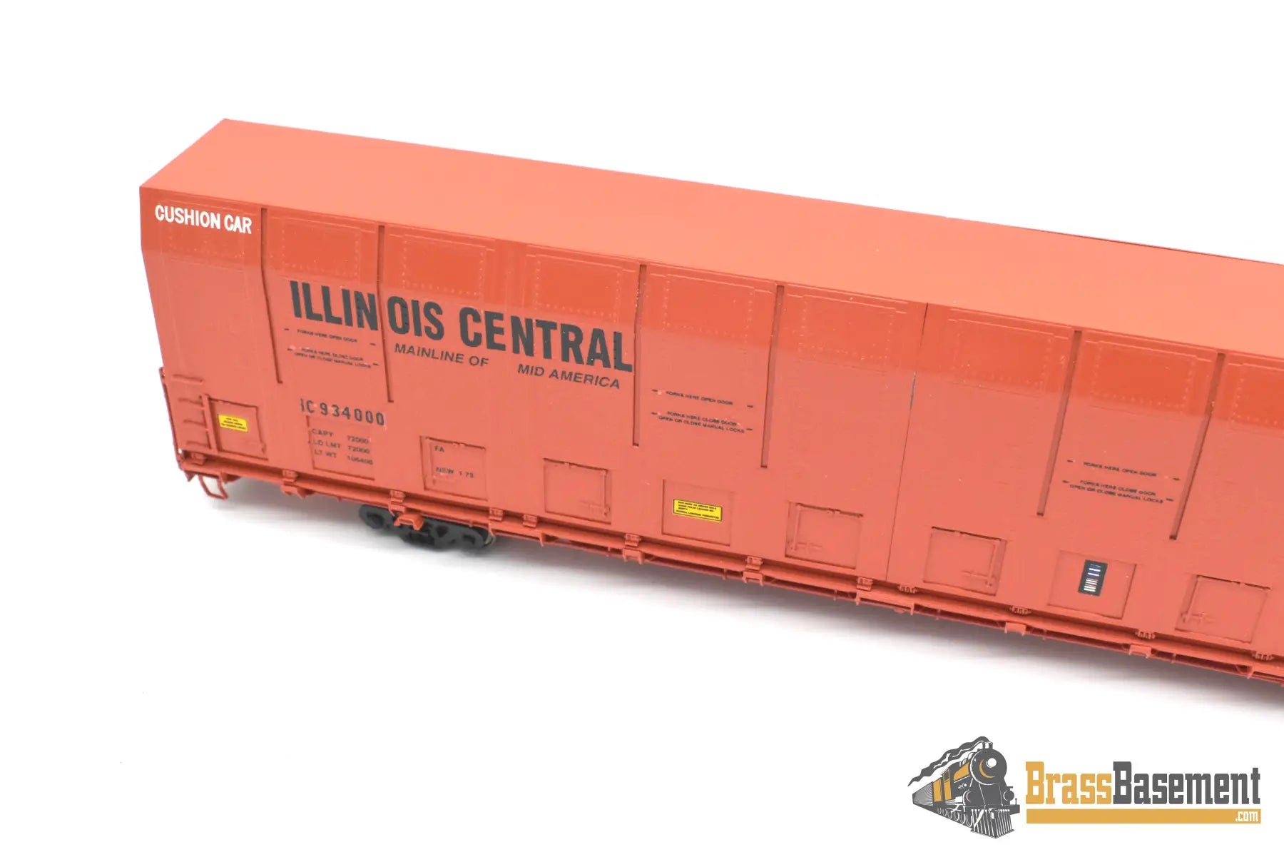 HO Brass - OMI 3010.4 Illinois Central IC Vert-A-Pac Auto Carrier - FP Orange - 2 Available Freight