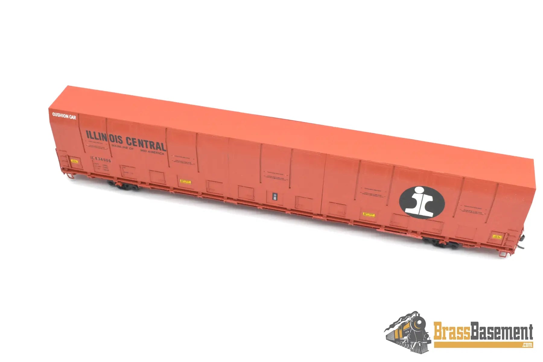 HO Brass - OMI 3010.4 Illinois Central IC Vert-A-Pac Auto Carrier - FP Orange - 2 Available Freight