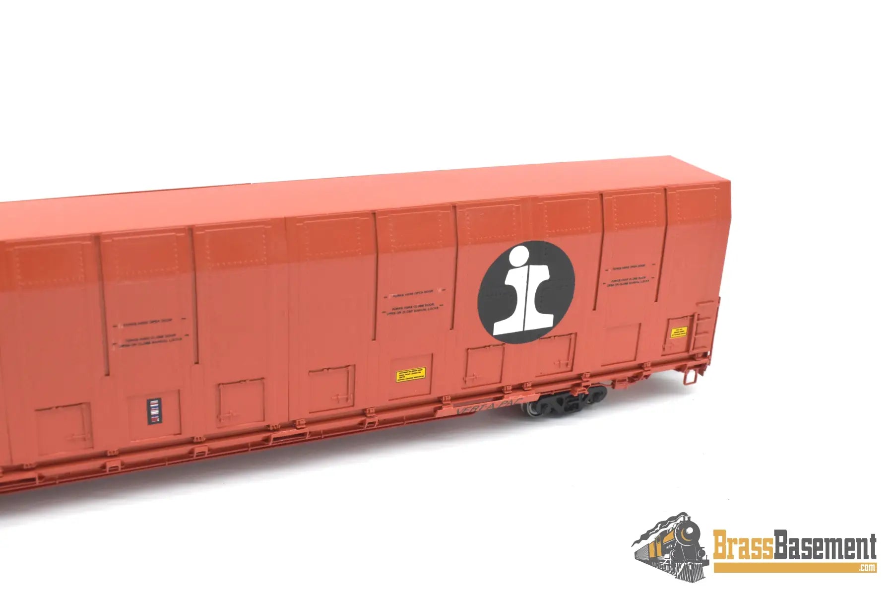 HO Brass - OMI 3010.4 Illinois Central IC Vert-A-Pac Auto Carrier - FP Orange - 2 Available Freight
