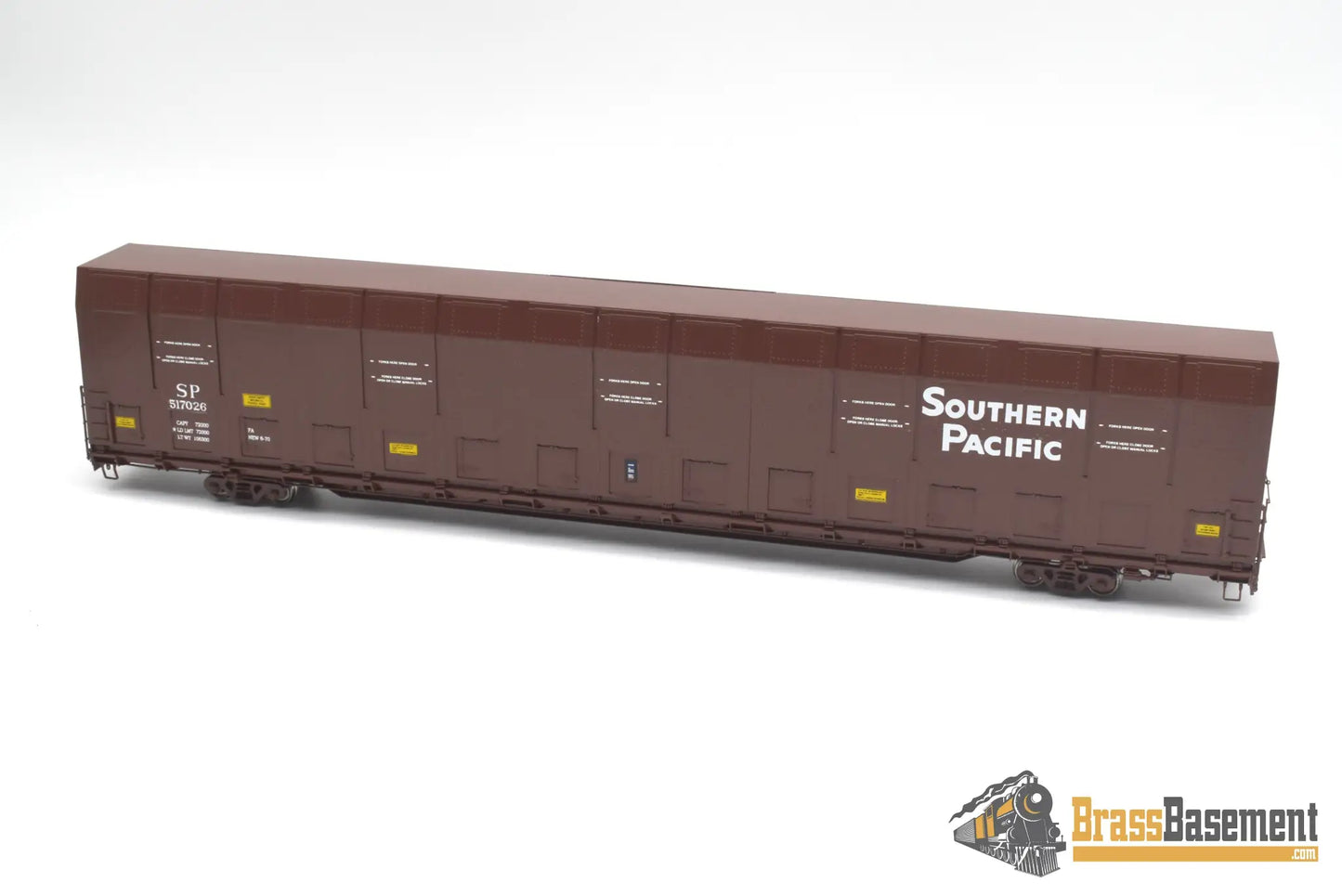 Ho Brass - Omi 3010.9 Southern Pacific Sp #517026 Vert-A-Pac Auto Carrier Fp Freight