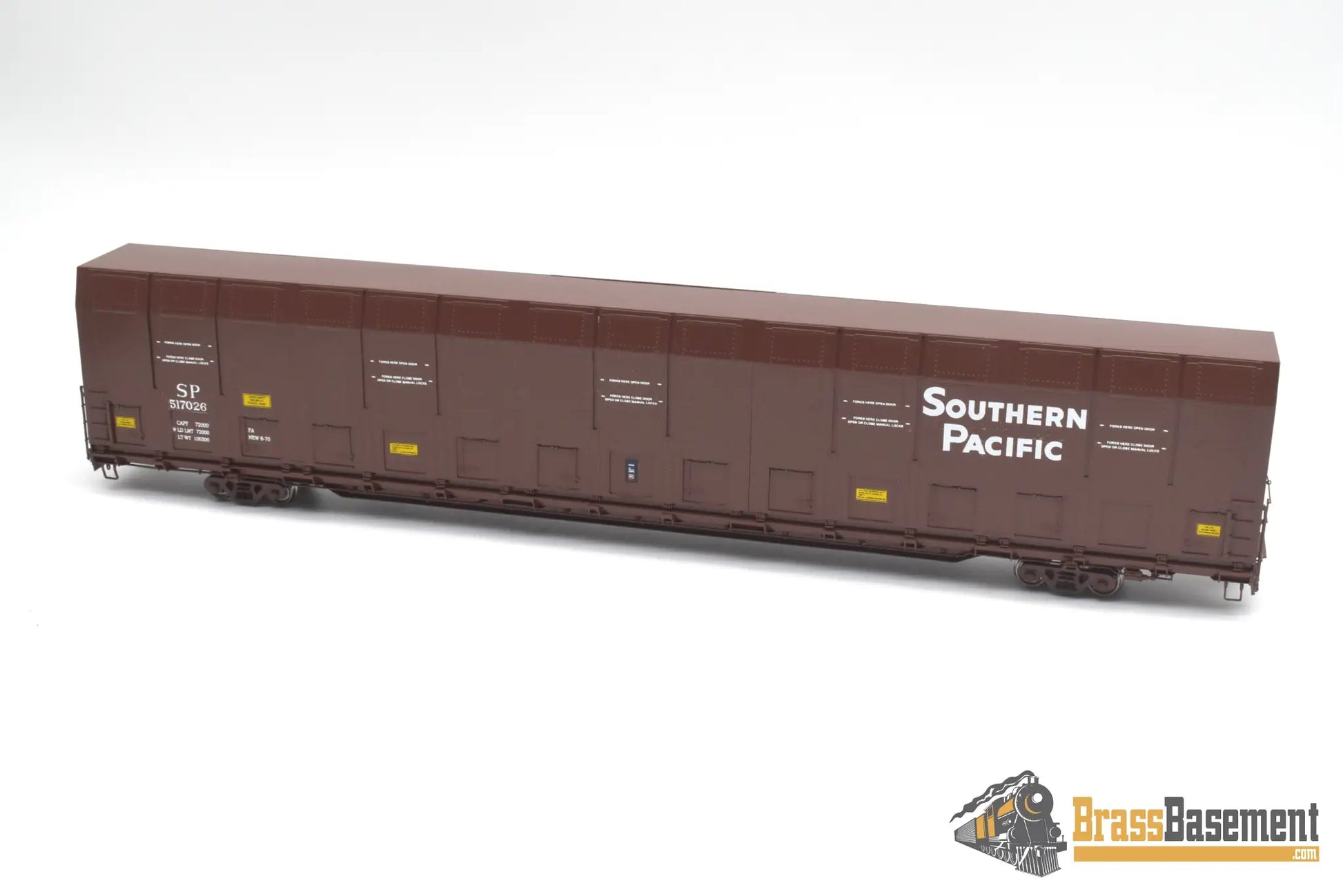 Ho Brass - Omi 3010.9 Southern Pacific Sp #517026 Vert-A-Pac Auto Carrier Fp Freight