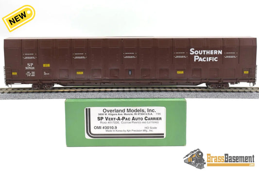 Ho Brass - Omi 3010.9 Southern Pacific Sp #517026 Vert-A-Pac Auto Carrier Fp Freight