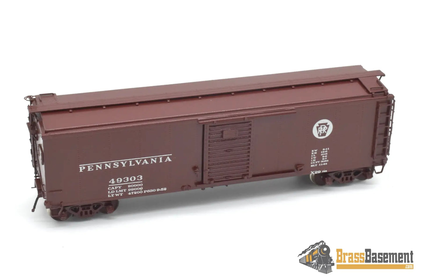 HO Brass - OMI 3013.1 Overland Pennsylvania RR PRR X-29 #49303 Corrugated Ends - CPOMI Freight