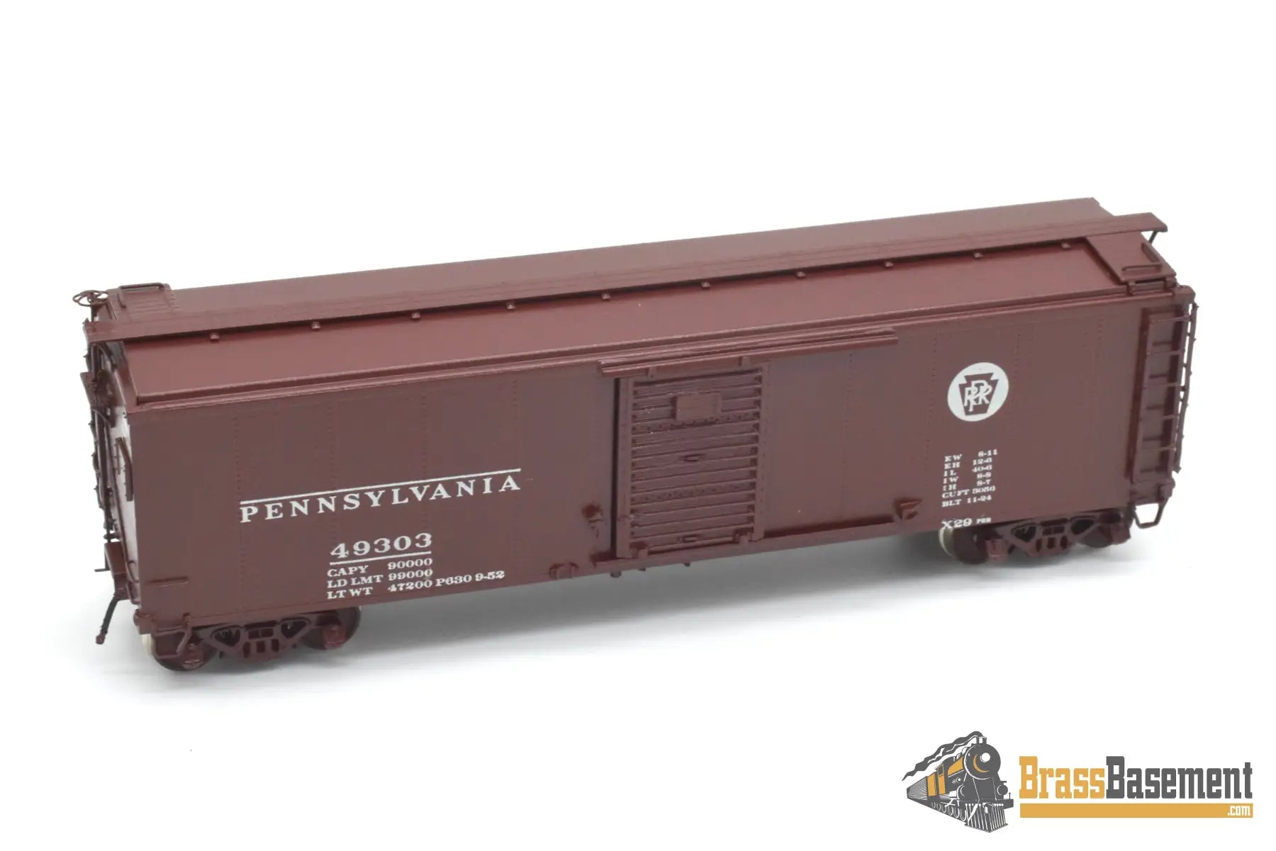 HO Brass - OMI 3013.1 Overland Pennsylvania RR PRR X-29 #49303 Corrugated Ends - CPOMI Freight