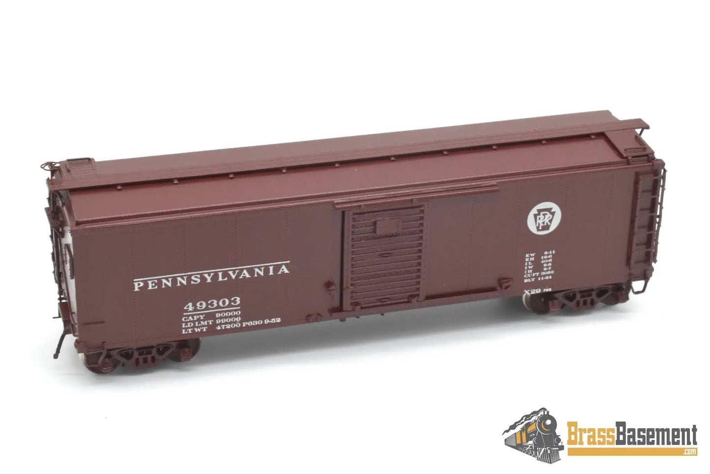HO Brass - OMI 3013.1 Overland Pennsylvania RR PRR X-29 #49303 Corrugated Ends - CPOMI Freight