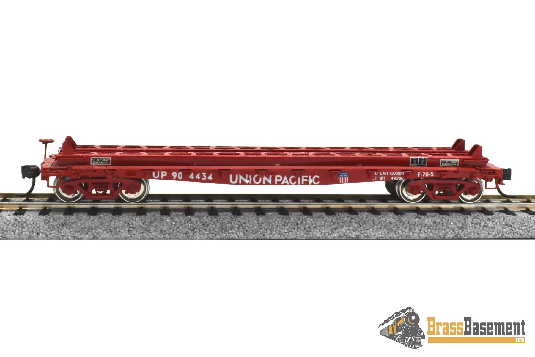 HO Brass OMI 3024.1 Union Pacific UP 42’ Wheel Transport Flat Car F 50 15 CP Freight