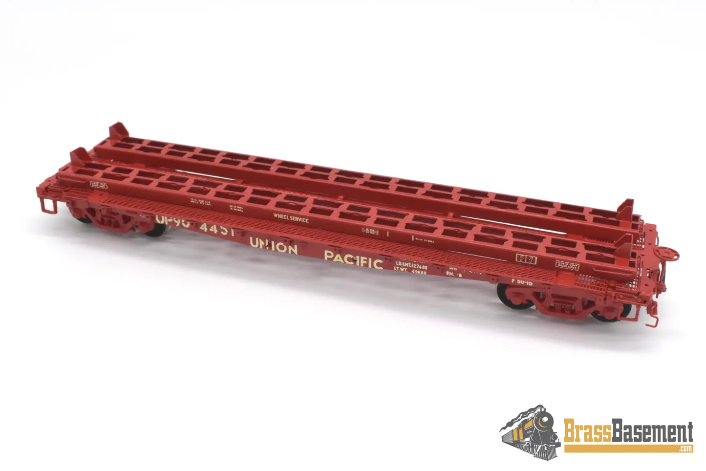 Ho Brass - Omi 3024.1 Union Pacific Up 42’ Wheel Transport Flat Car F-50-15 Cpomi Freight