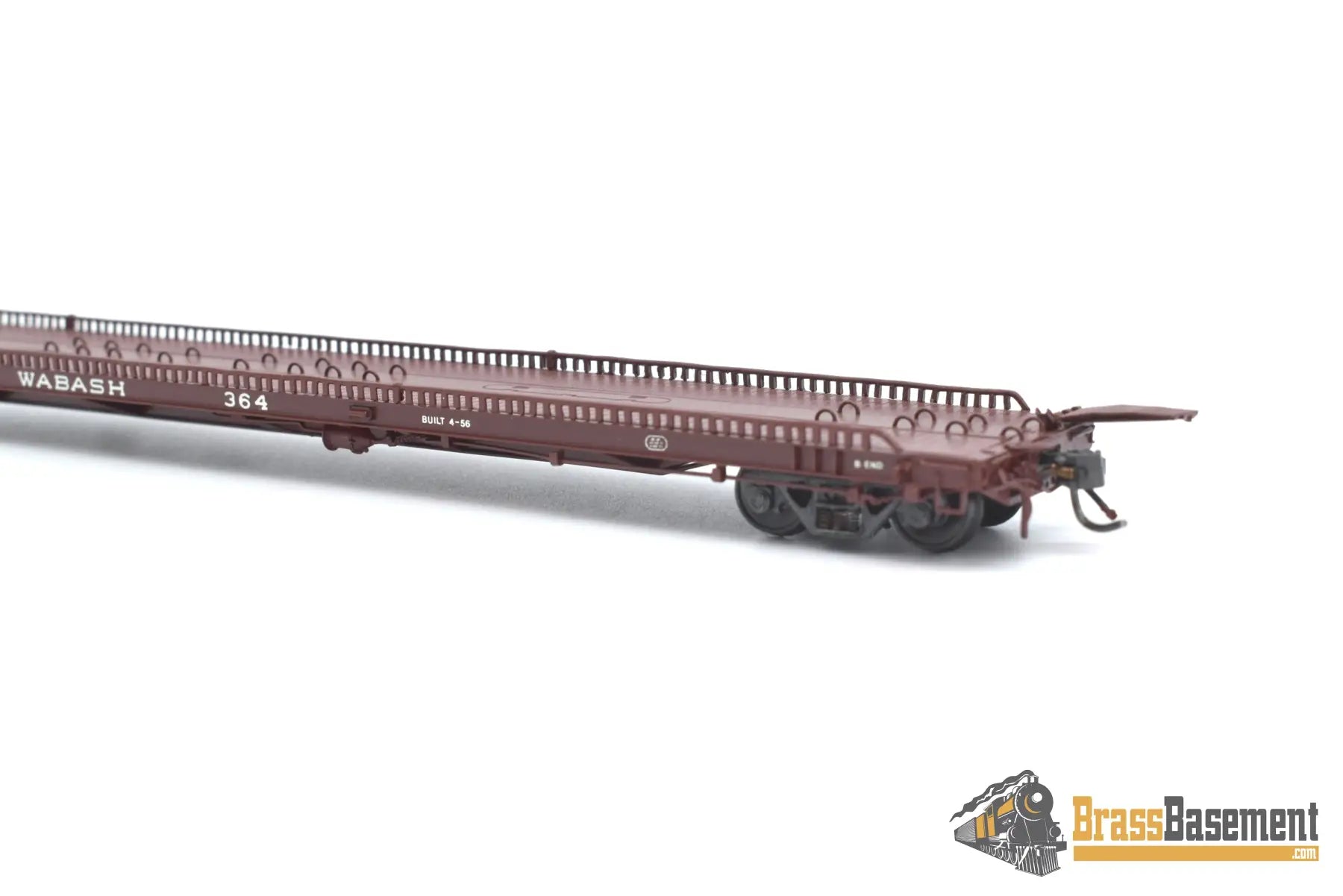 Ho Brass - Omi 3033.2 F - 39 Wabash Tructrain Flat Car #364 Custom Painted Freight