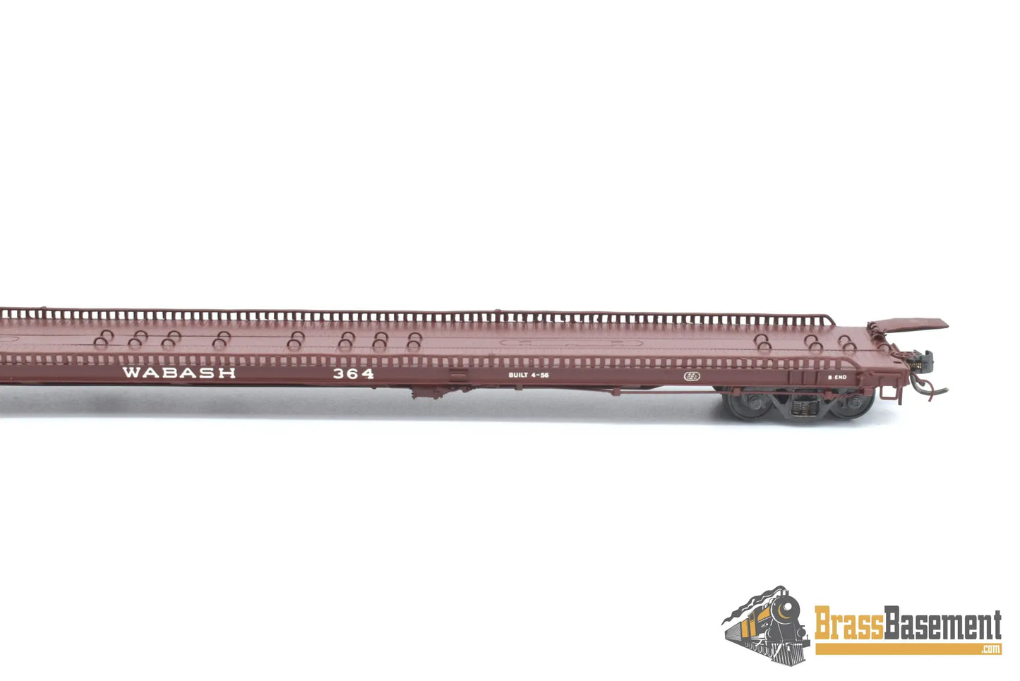 Ho Brass - Omi 3033.2 F - 39 Wabash Tructrain Flat Car #364 Custom Painted Freight
