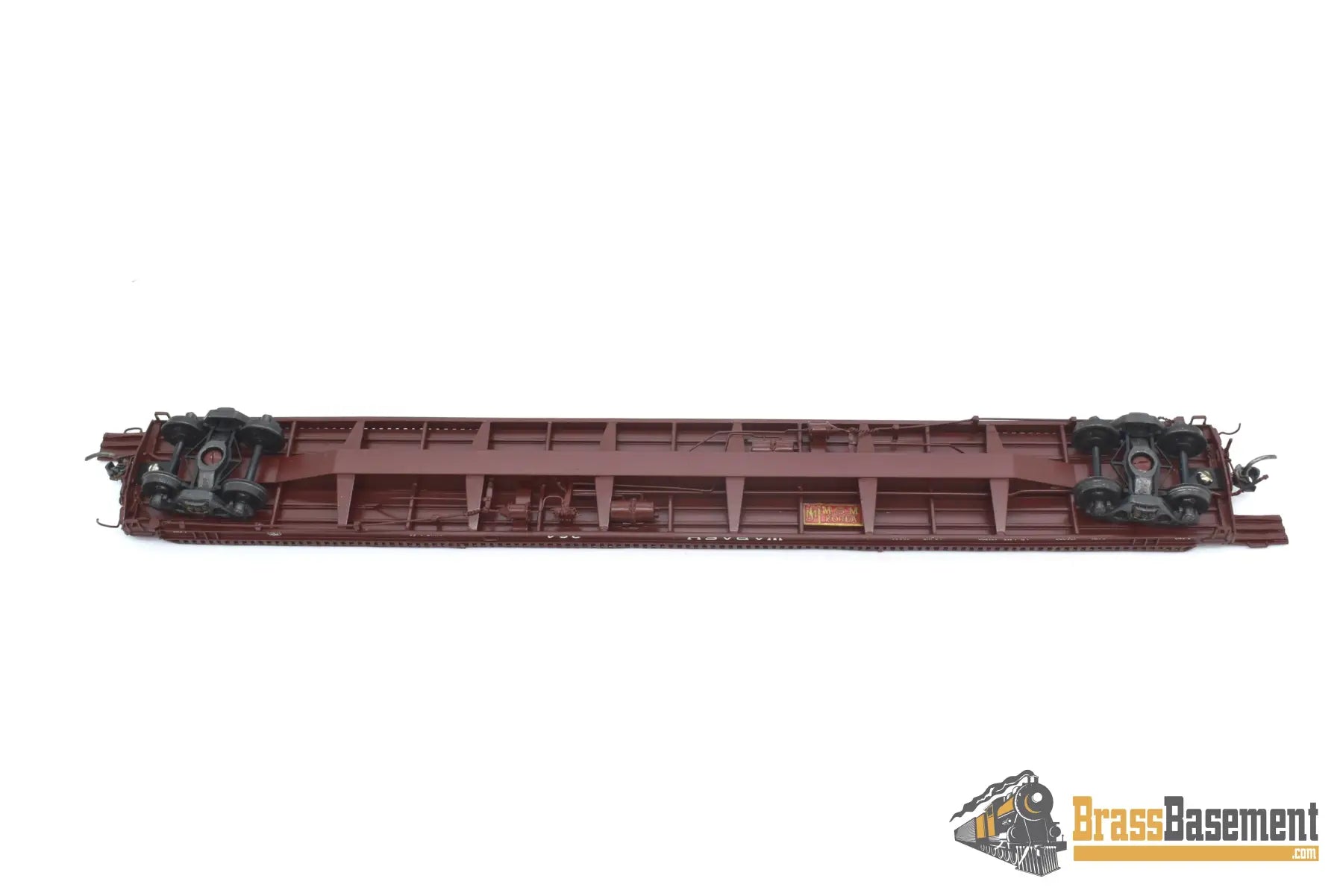 Ho Brass - Omi 3033.2 F - 39 Wabash Tructrain Flat Car #364 Custom Painted Freight