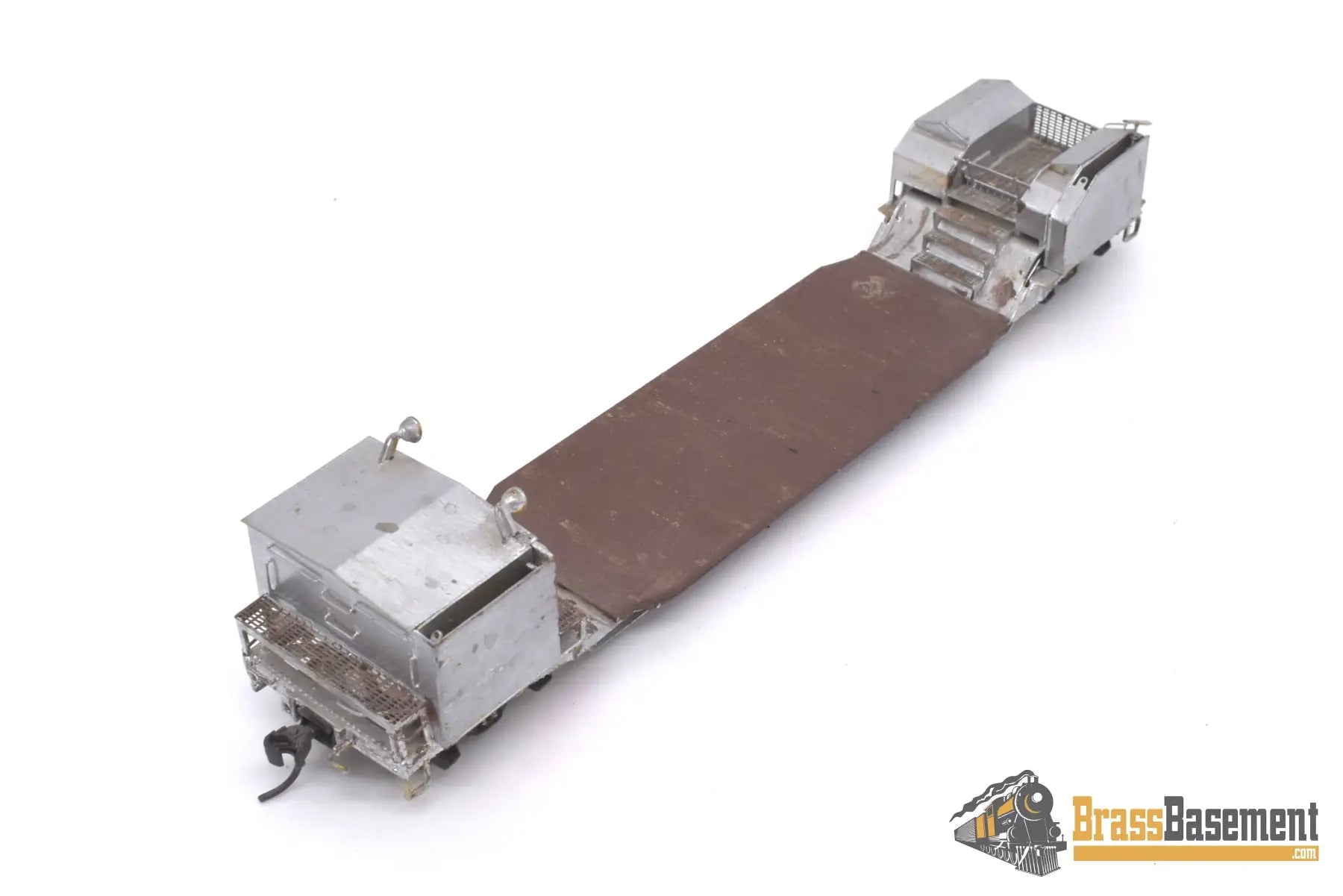 Ho Brass - Omi 3059 Union Pacific Up Bulldozer Wreck Flat Car #905268 No Box Caboose