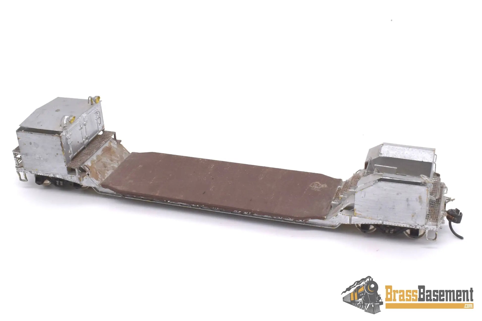Ho Brass - Omi 3059 Union Pacific Up Bulldozer Wreck Flat Car #905268 No Box Caboose
