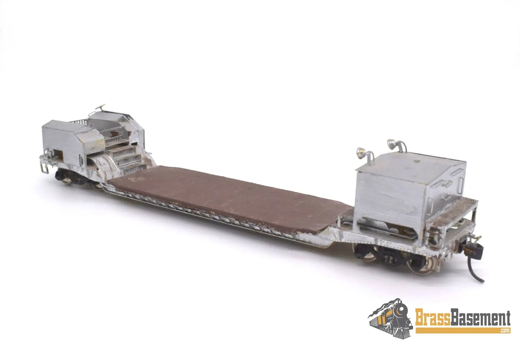 Ho Brass - Omi 3059 Union Pacific Up Bulldozer Wreck Flat Car #905268 No Box Caboose