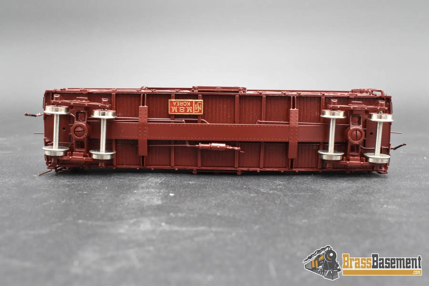 HO Brass – OMI 3067 PRR X-23 Boxcar #42307 – Factory Painted Tuscan – M.S. Models – Mint Freight