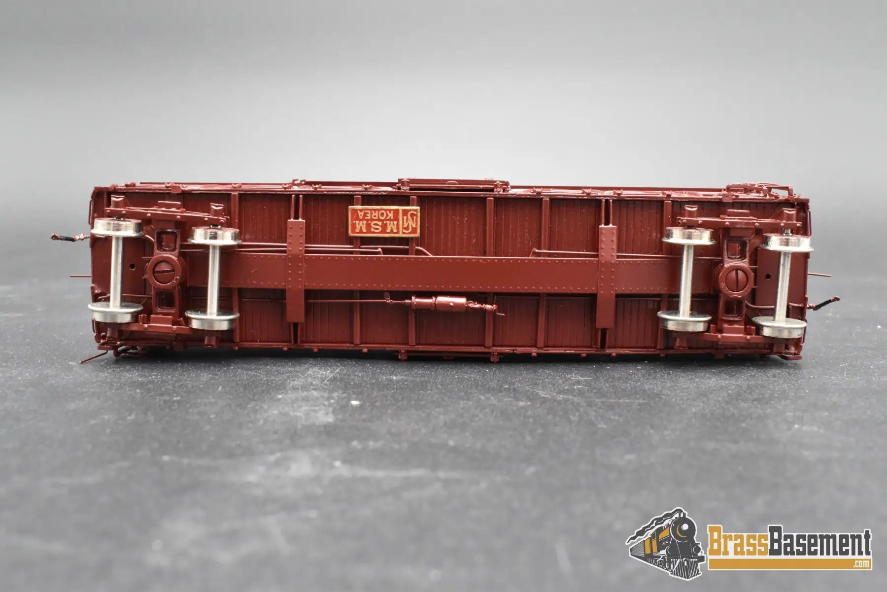 HO Brass – OMI 3067 PRR X-23 Boxcar #42307 – Factory Painted Tuscan – M.S. Models – Mint Freight