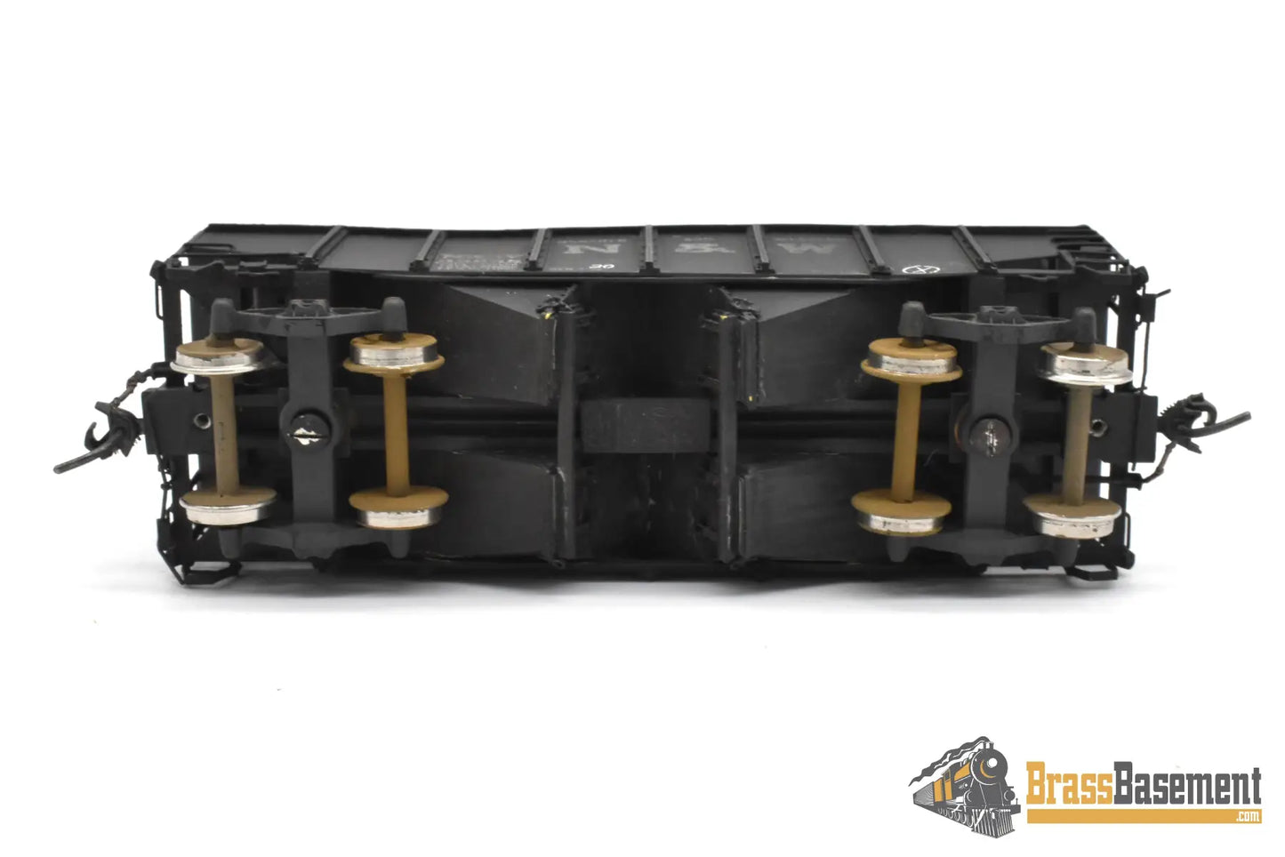 HO Brass - OMI 3087 N&W Norfolk & Western 55-Ton 2 Bay Hopper - Nice C/P Freight