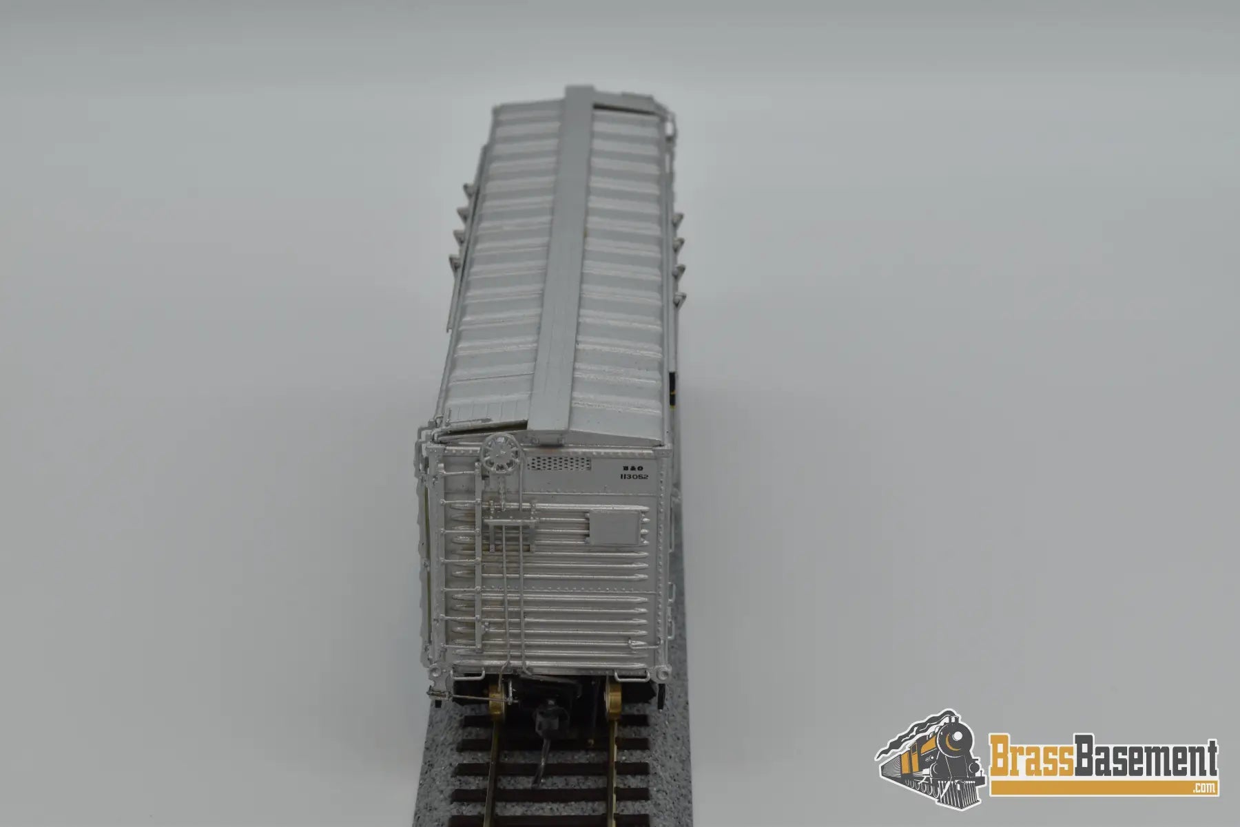 Ho Brass - Omi 3140 Baltimore & Ohio B&O Deluxe Livestock Car W/ Double Doors Freight