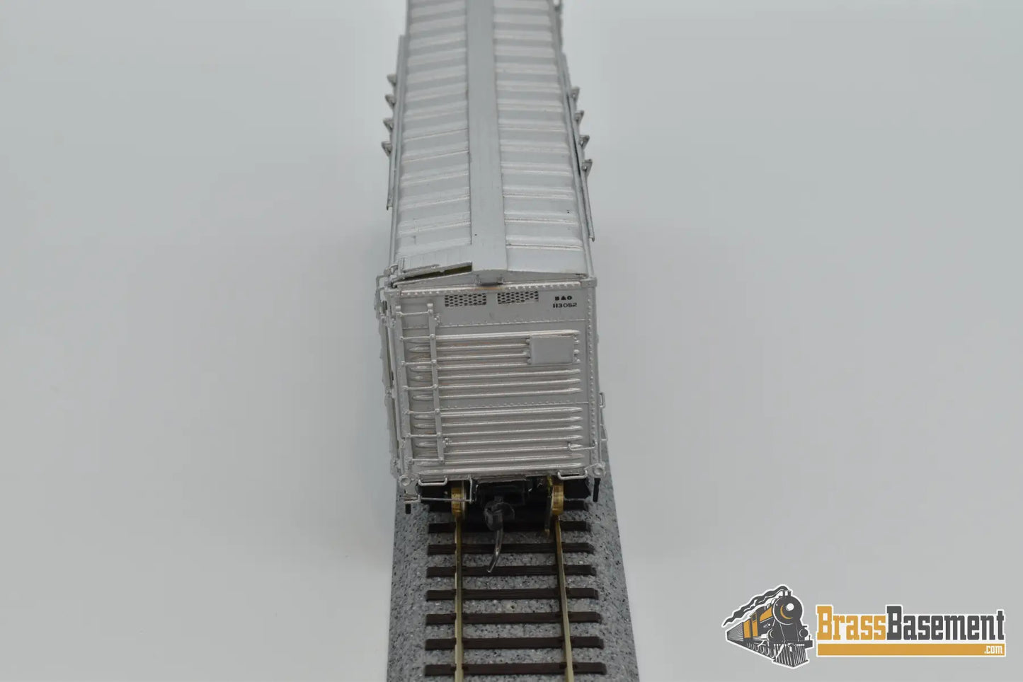 Ho Brass - Omi 3140 Baltimore & Ohio B&O Deluxe Livestock Car W/ Double Doors Freight