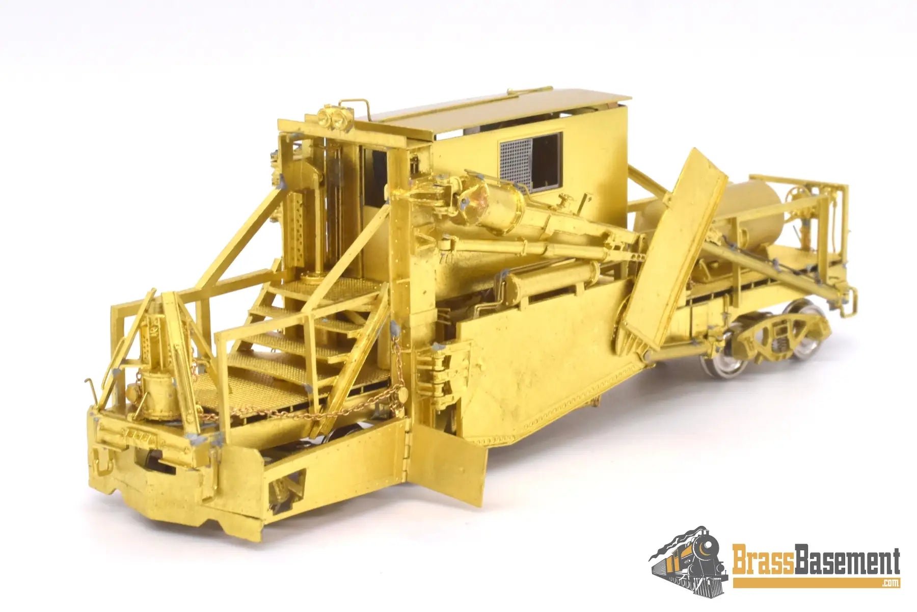 Ho Brass - Omi 3143 Jordan Spreader Model 2 - 180 C&O Milw Weyerhaeuser Unpainted Freight