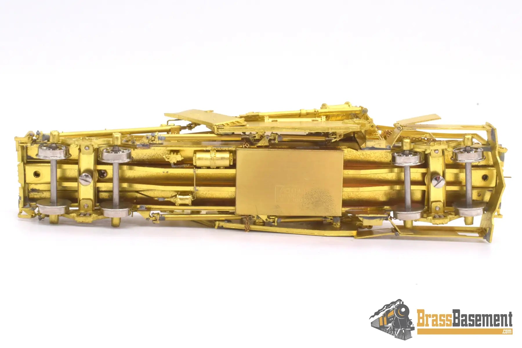 Ho Brass - Omi 3143 Jordan Spreader Model 2 - 180 C&O Milw Weyerhaeuser Unpainted Freight
