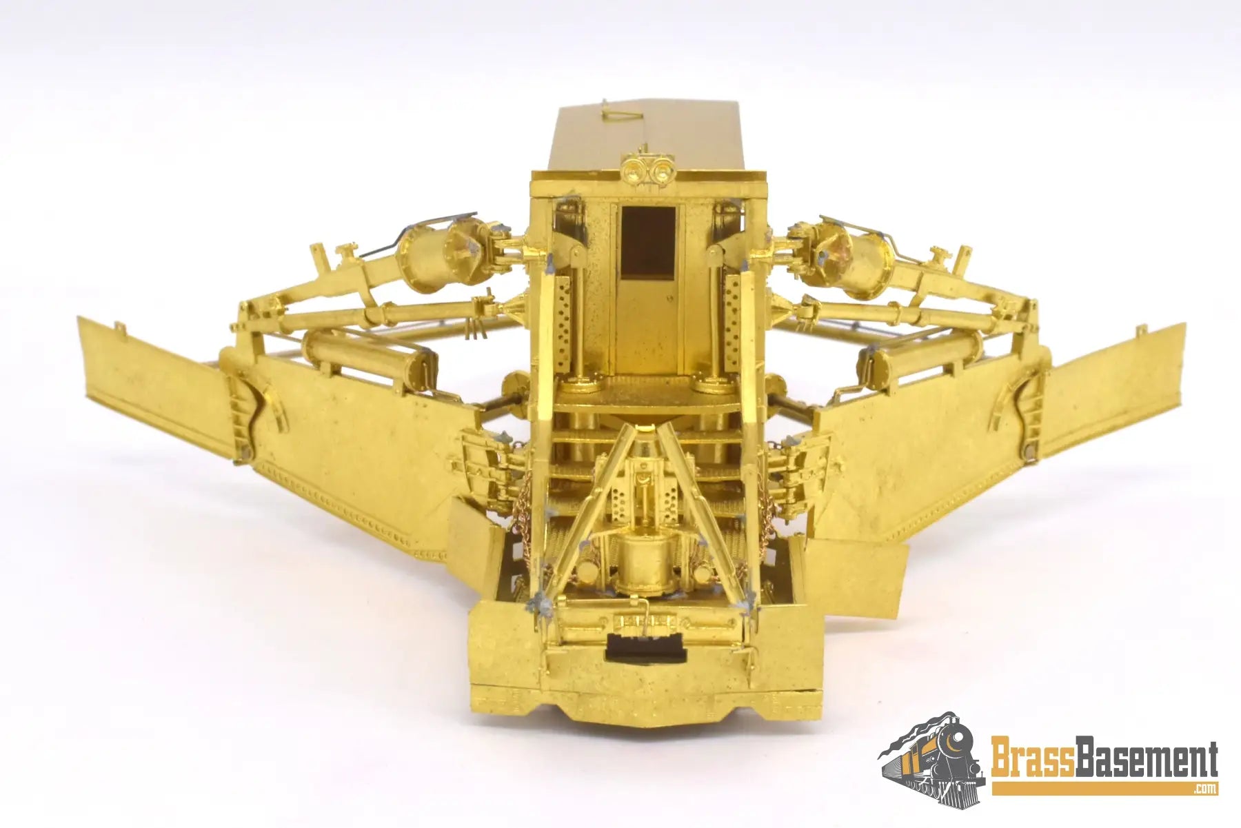 Ho Brass - Omi 3143 Jordan Spreader Model 2 - 180 C&O Milw Weyerhaeuser Unpainted Freight