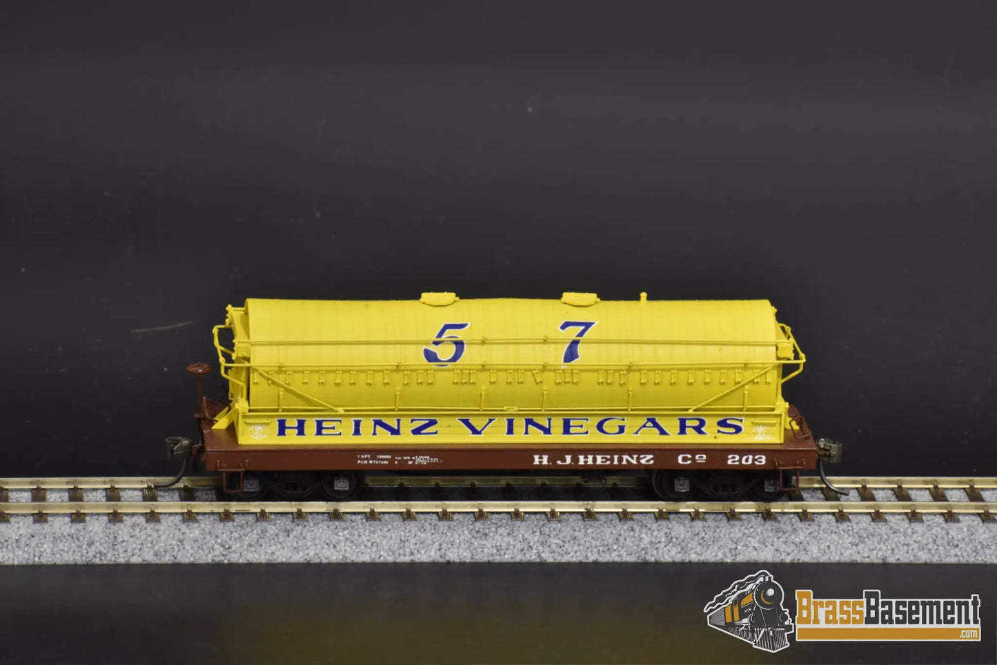 Ho Brass - Omi 3157 H.j. Heinz Vinegar Car #203 Pro Paint Freight