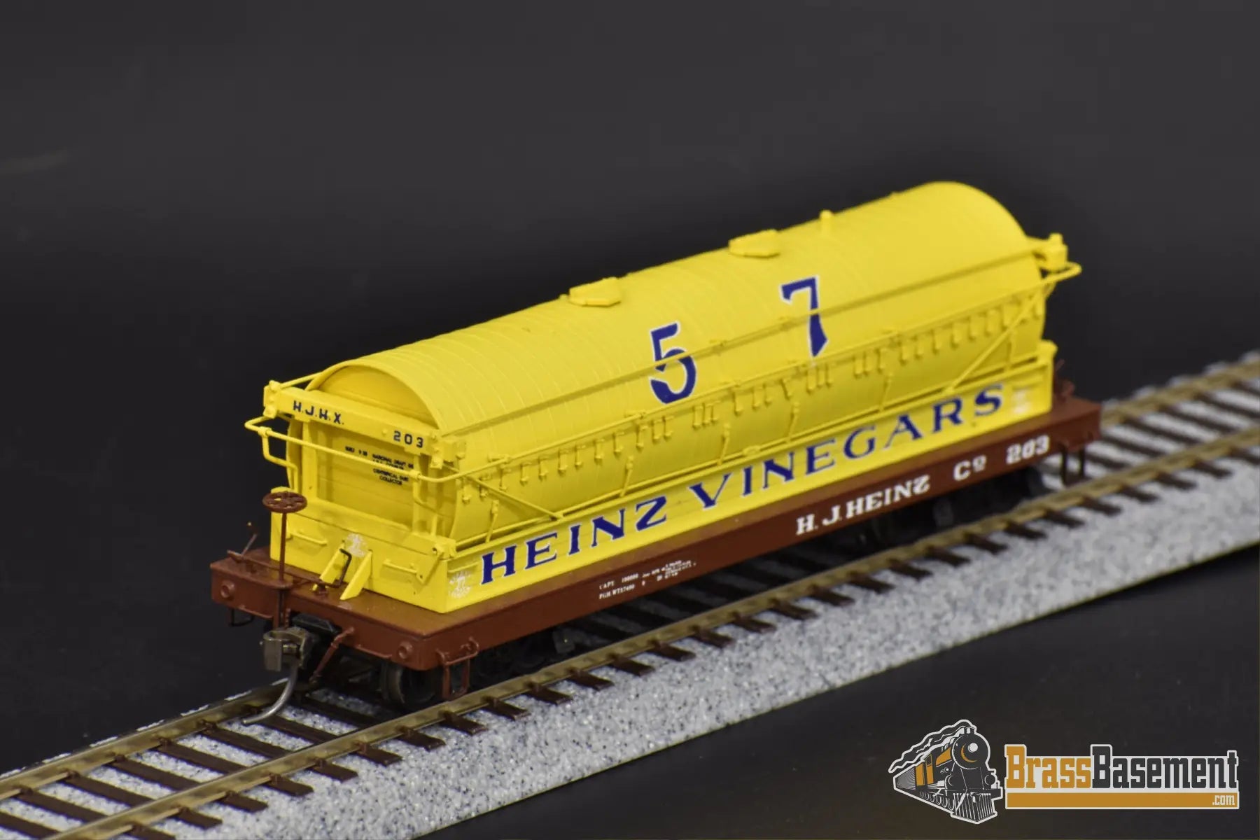 Ho Brass - Omi 3157 H.j. Heinz Vinegar Car #203 Pro Paint Freight