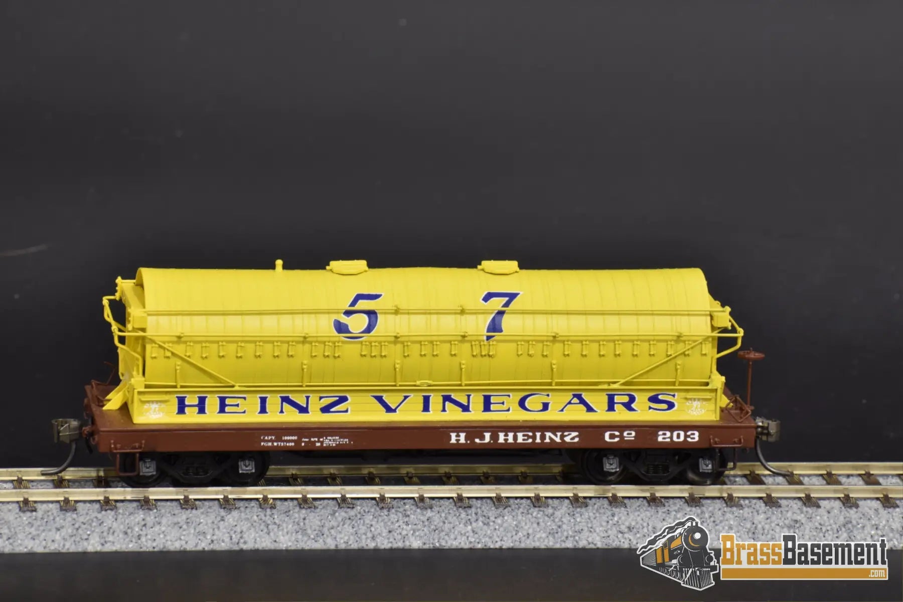 Ho Brass - Omi 3157 H.j. Heinz Vinegar Car #203 Pro Paint Freight