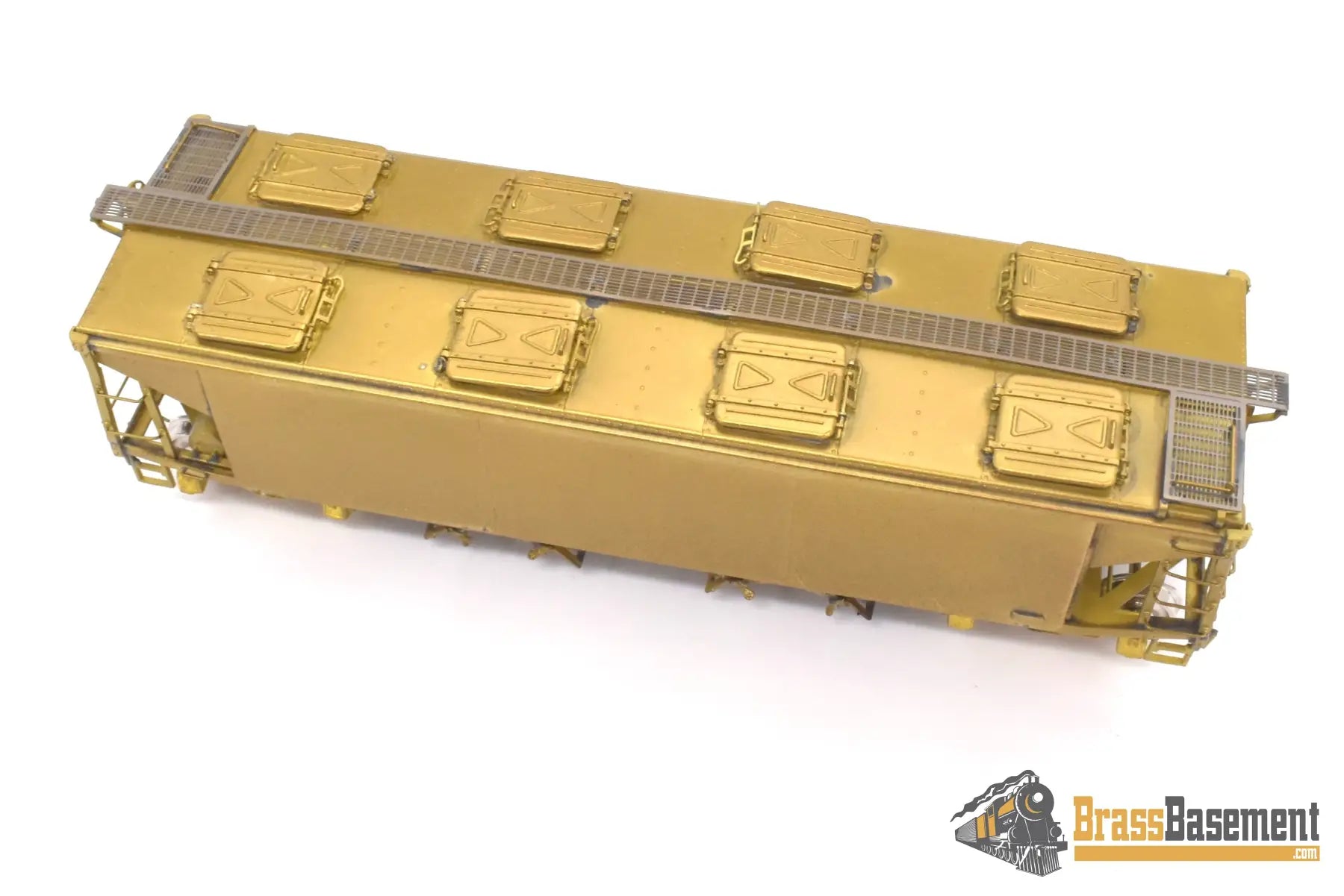 Ho Brass - Omi 3244 Seaboard Air Line Phosphate & Sand Covered Hopper #58071 Unpainted Freight