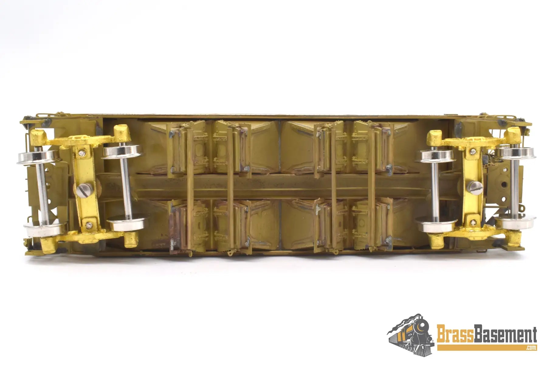 Ho Brass - Omi 3244 Seaboard Air Line Phosphate & Sand Covered Hopper #58071 Unpainted Freight