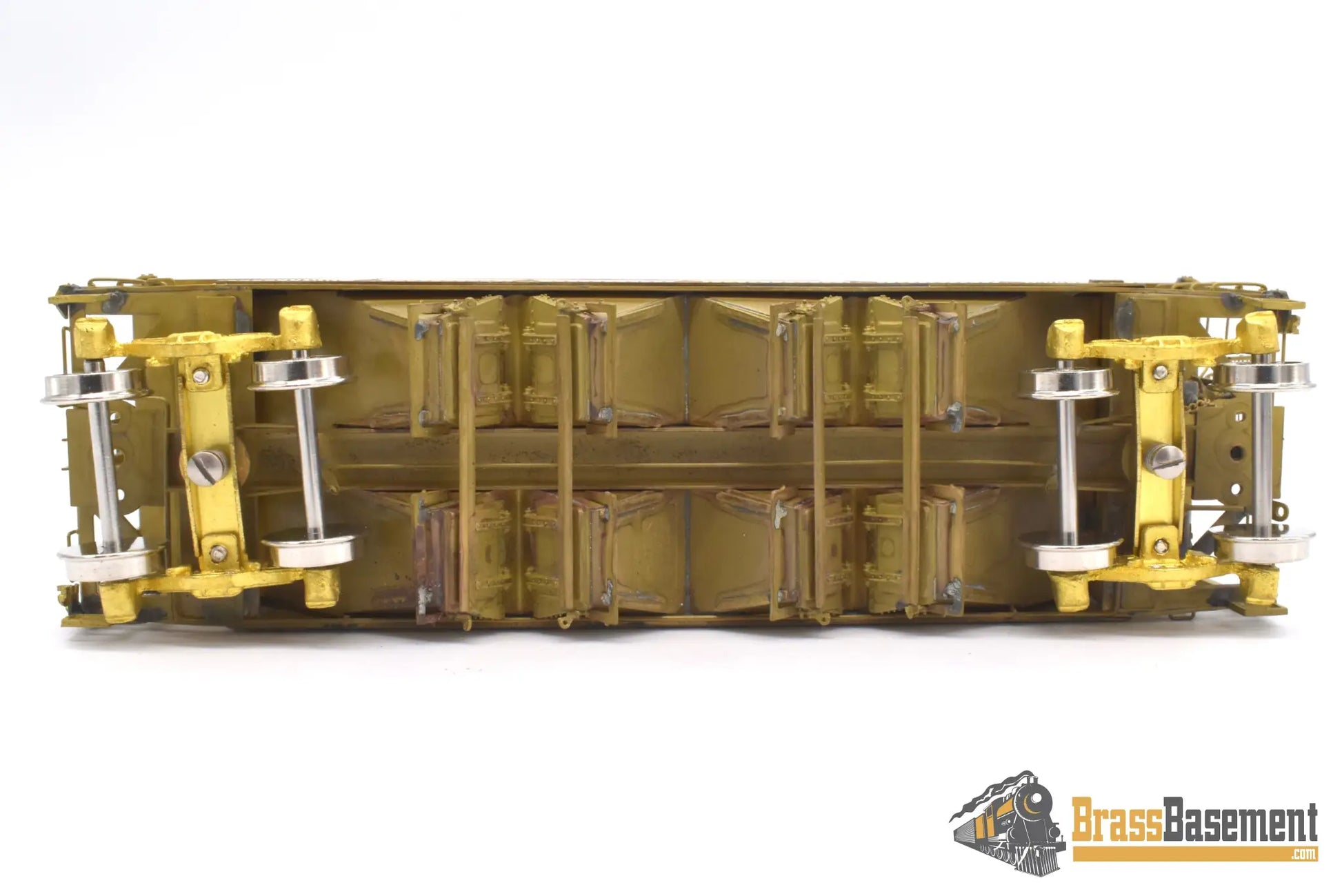 Ho Brass - Omi 3244 Seaboard Air Line Phosphate & Sand Covered Hopper #58071 Unpainted Freight