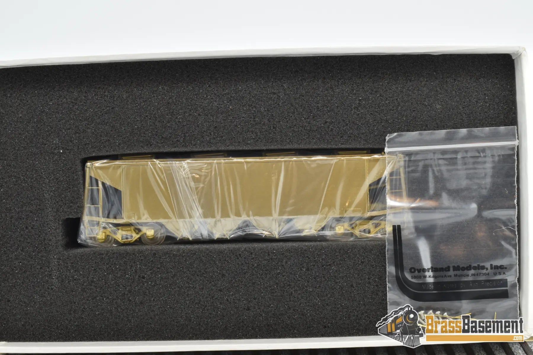 Ho Brass - Omi 3245 Atlantic Coast Line Phosphate And Sand Hopper W/ Operating Hatches Freight