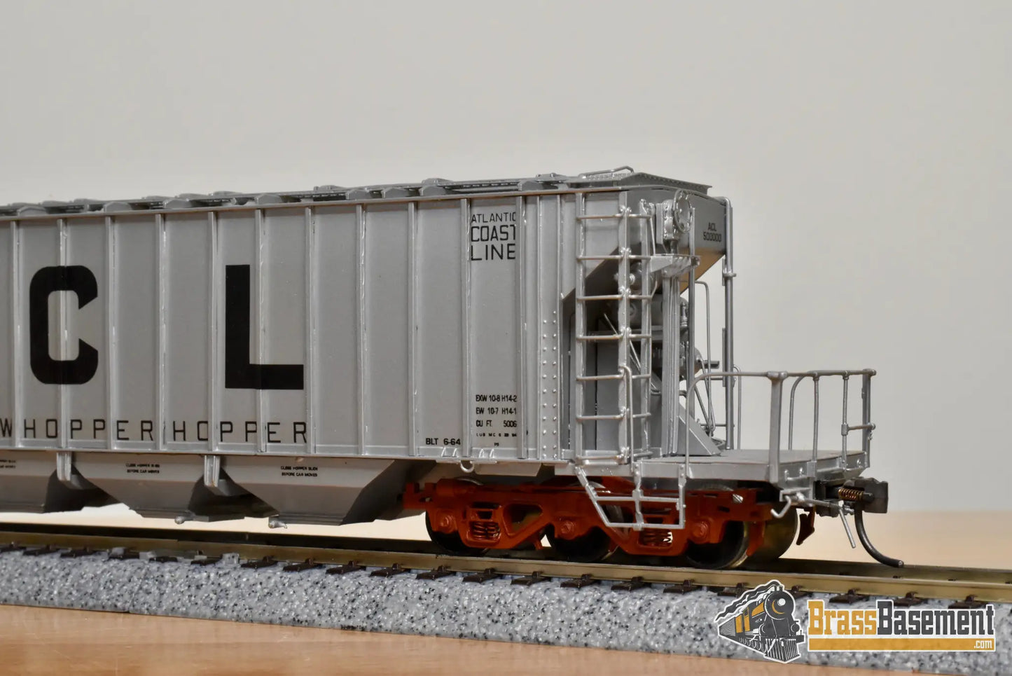 HO Brass - OMI 3260.1 Atlantic Coast Line ACL 135 Ton Whopper Hopper #50000 - CPOMI Freight
