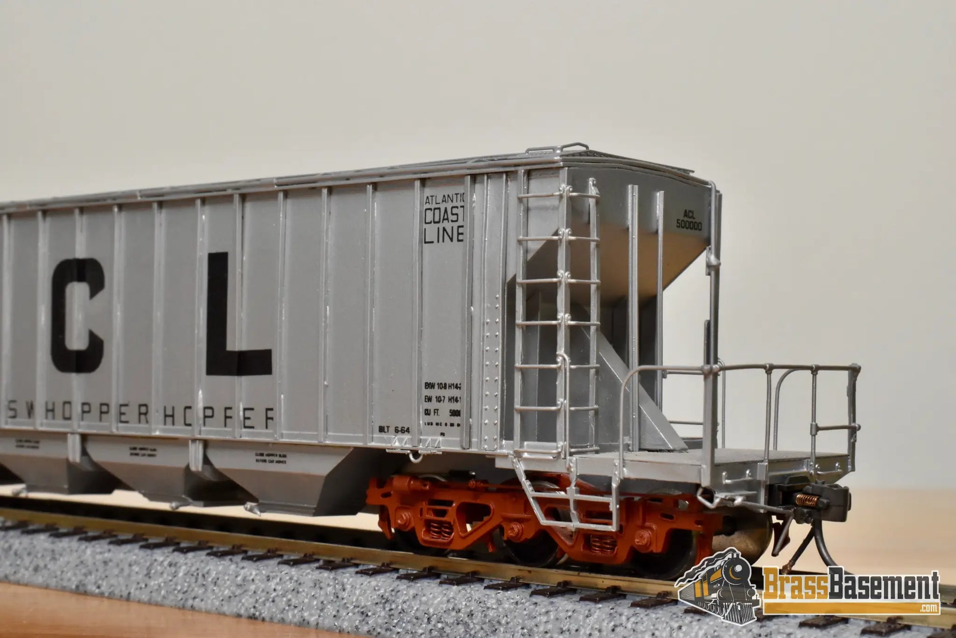 HO Brass - OMI 3260.1 Atlantic Coast Line ACL 135 Ton Whopper Hopper #50000 - CPOMI Freight