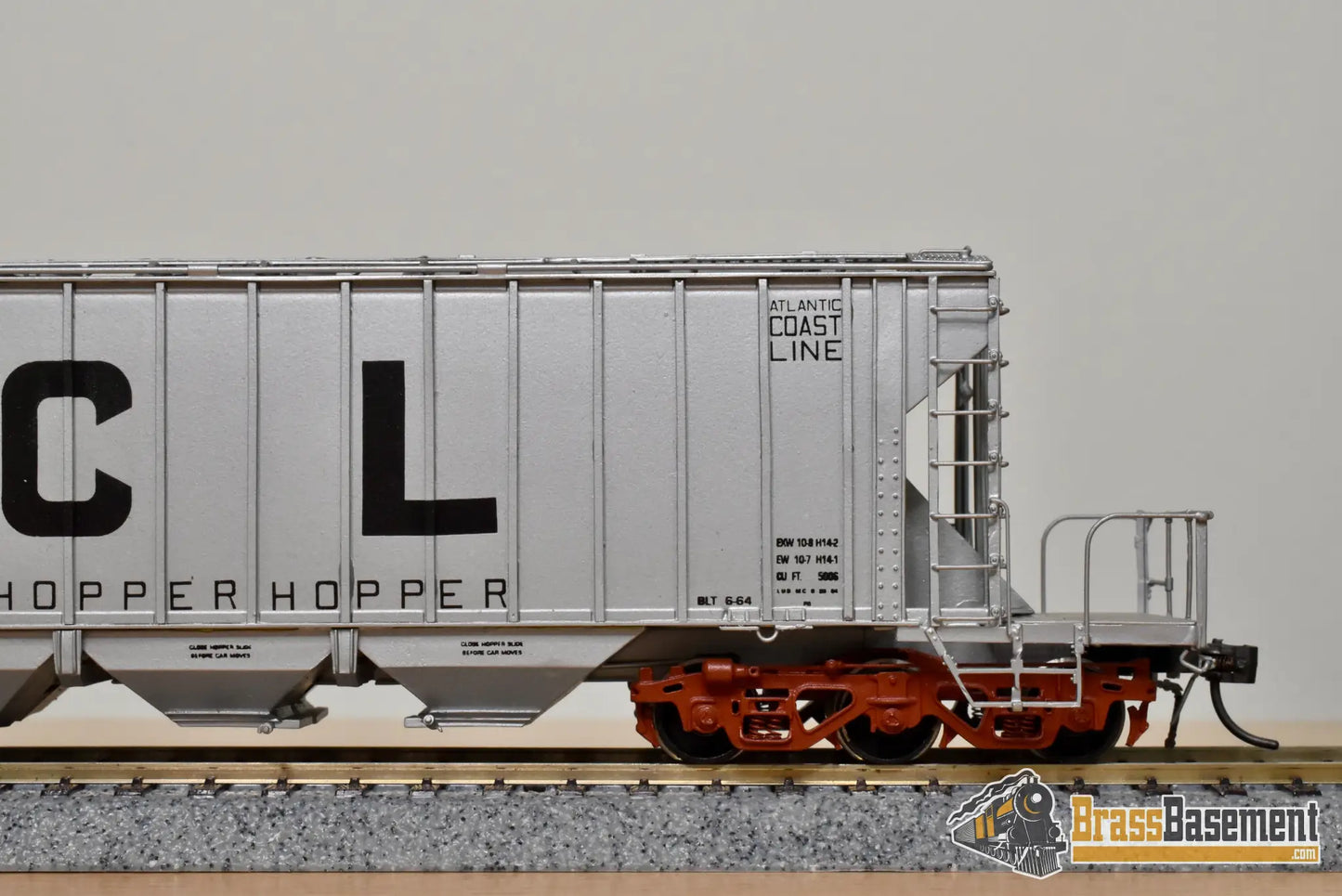 HO Brass - OMI 3260.1 Atlantic Coast Line ACL 135 Ton Whopper Hopper #50000 - CPOMI Freight