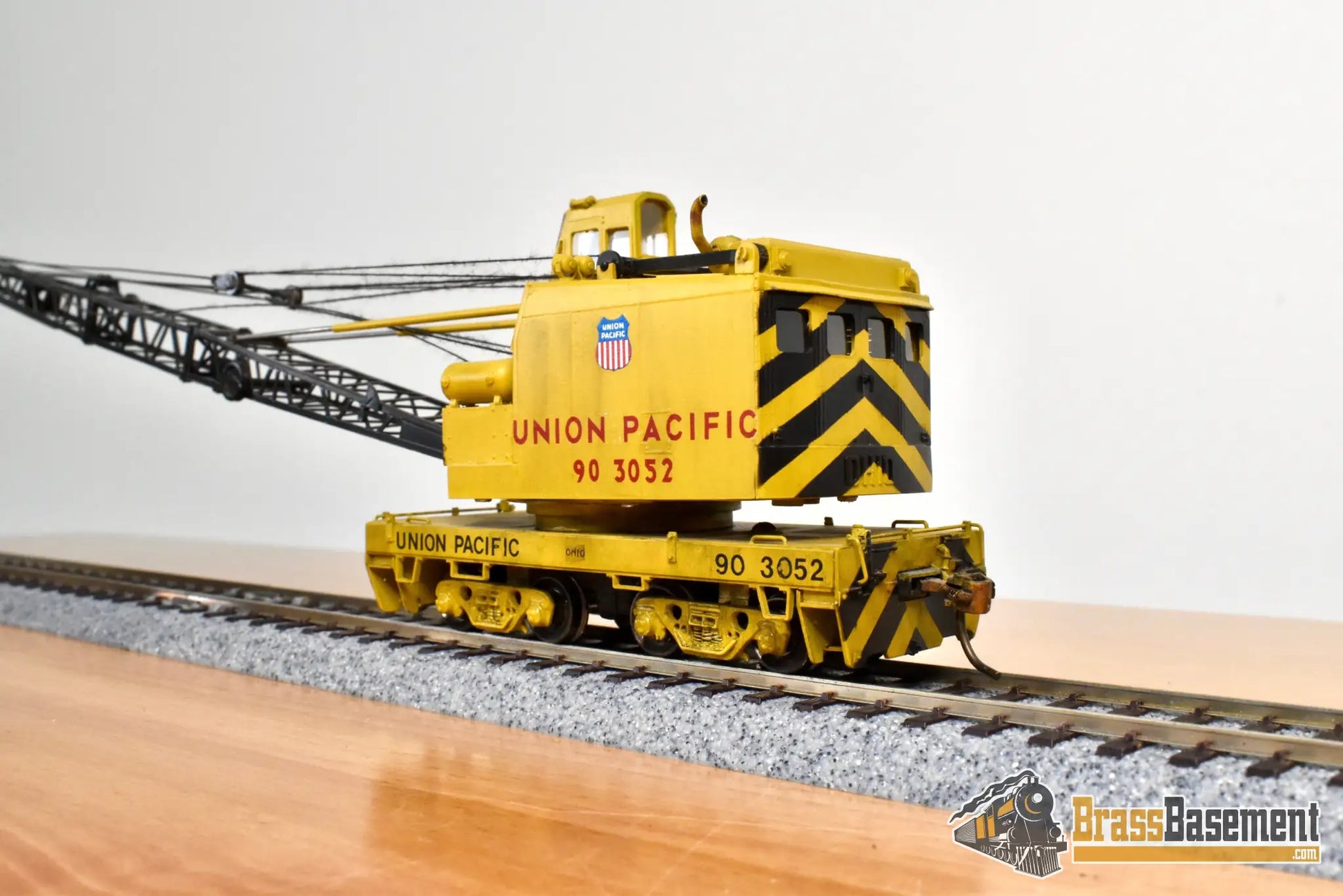 HO Brass - OMI 3294 Union Pacific UP Ohio Crane DE-300 #903052 Armor Yellow - C/P Freight