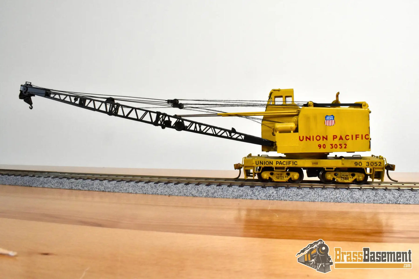 HO Brass - OMI 3294 Union Pacific UP Ohio Crane DE-300 #903052 Armor Yellow - C/P Freight