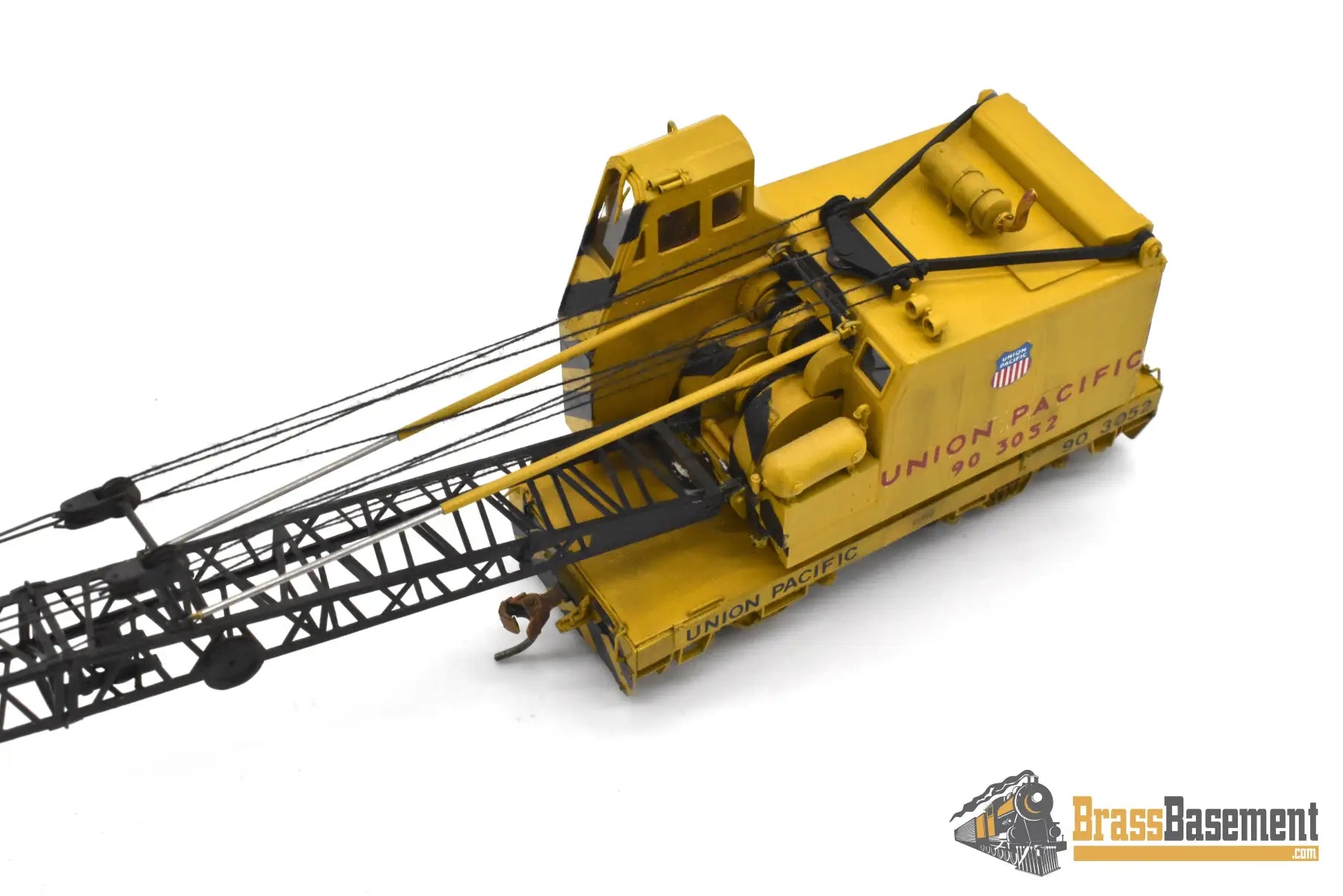HO Brass - OMI 3294 Union Pacific UP Ohio Crane DE-300 #903052 Armor Yellow - C/P Freight