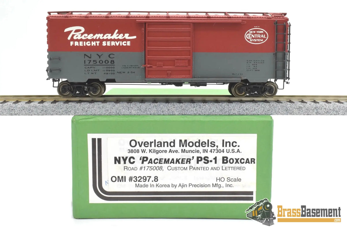 Ho Scale Pacemaker HO Brass - OMI 3297.8 Overland New York Central NYC PS-1 'Pacemaker' B ...