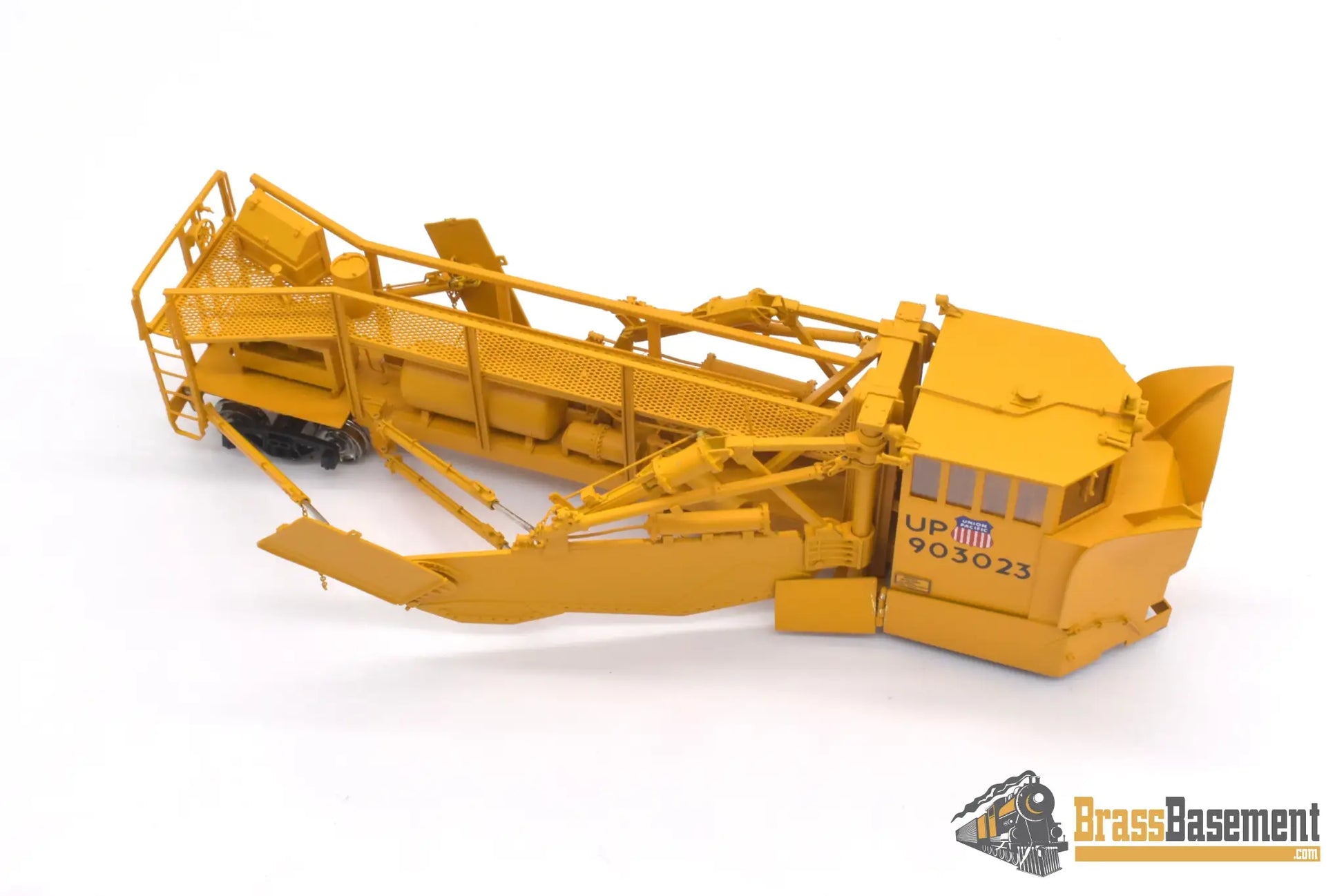 Ho Brass - Omi 3310.1 Union Pacific Up Jordan Spreader #903023 Armor Yellow Mint Freight