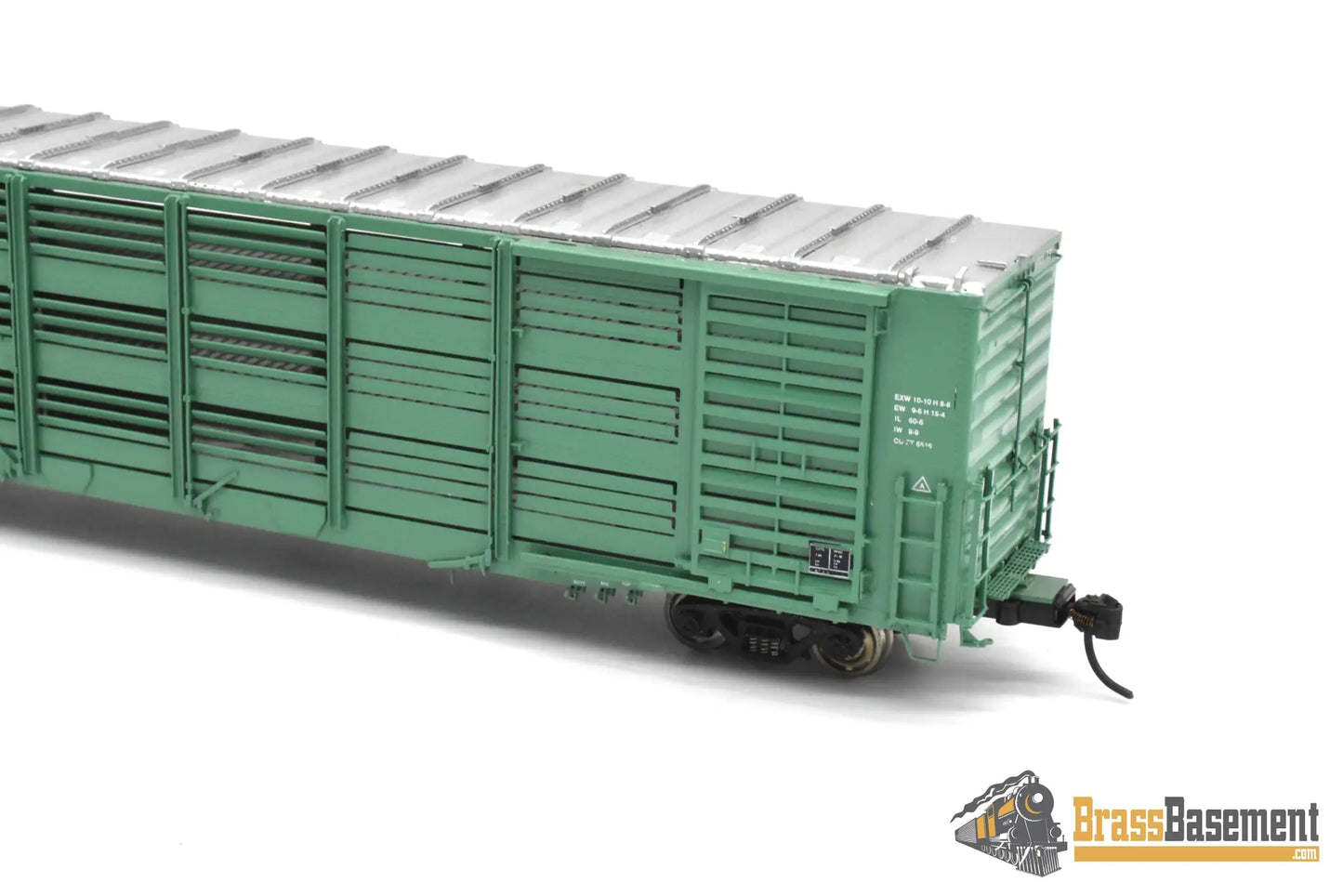 HO Brass - OMI 3320.1 Overland HOGX Stock Car 60’ - F/P Green Freight
