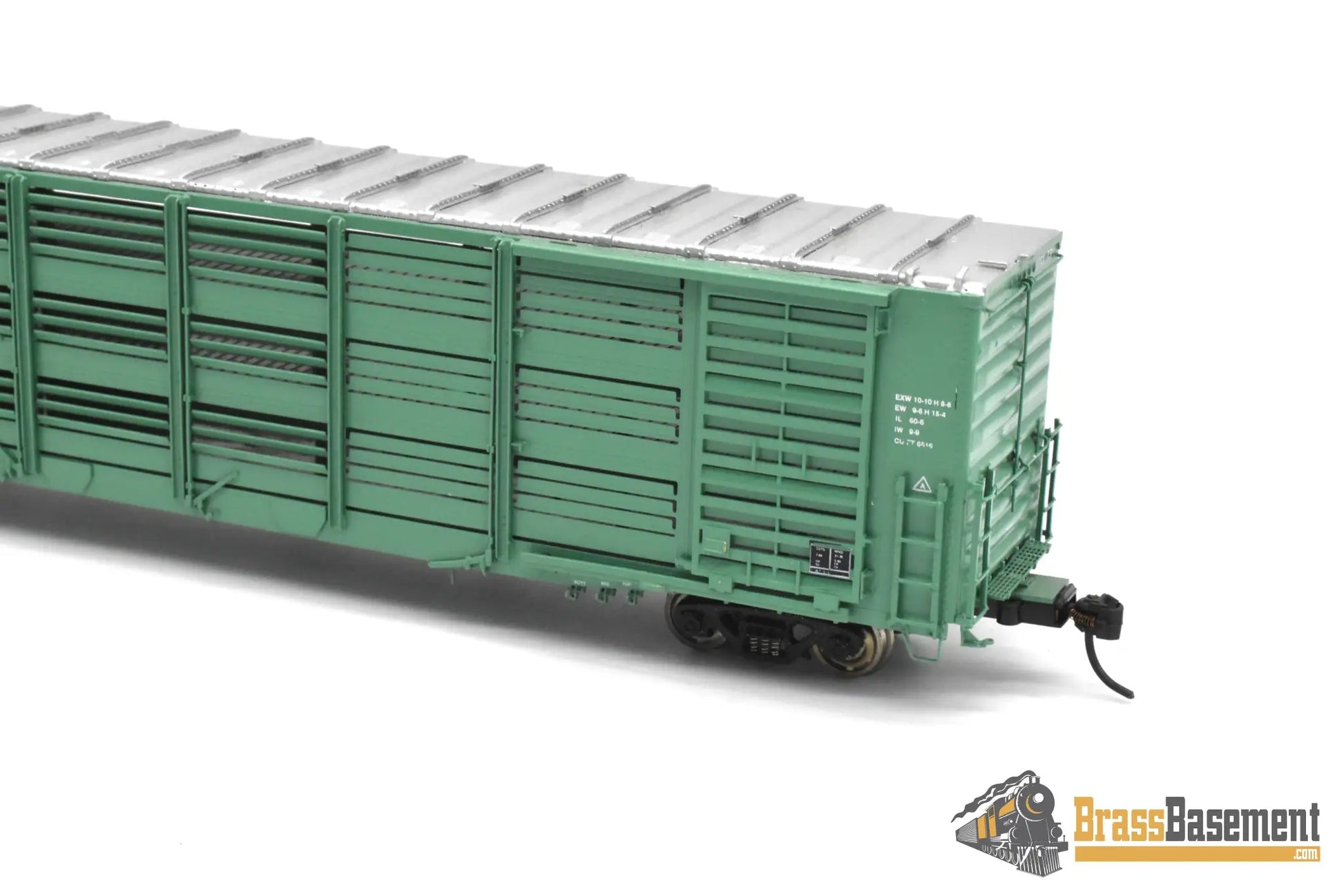 HO Brass - OMI 3320.1 Overland HOGX Stock Car 60’ - F/P Green Freight