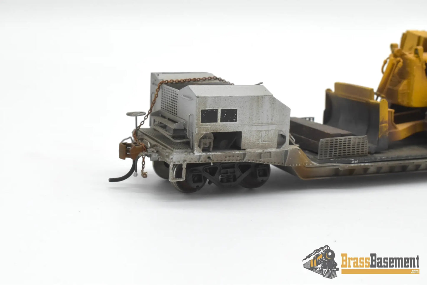 HO Brass - OMI 3321.1 Union Pacific UP Bulldozer Wreck flat Car #905268 w/ BullDozer Freight